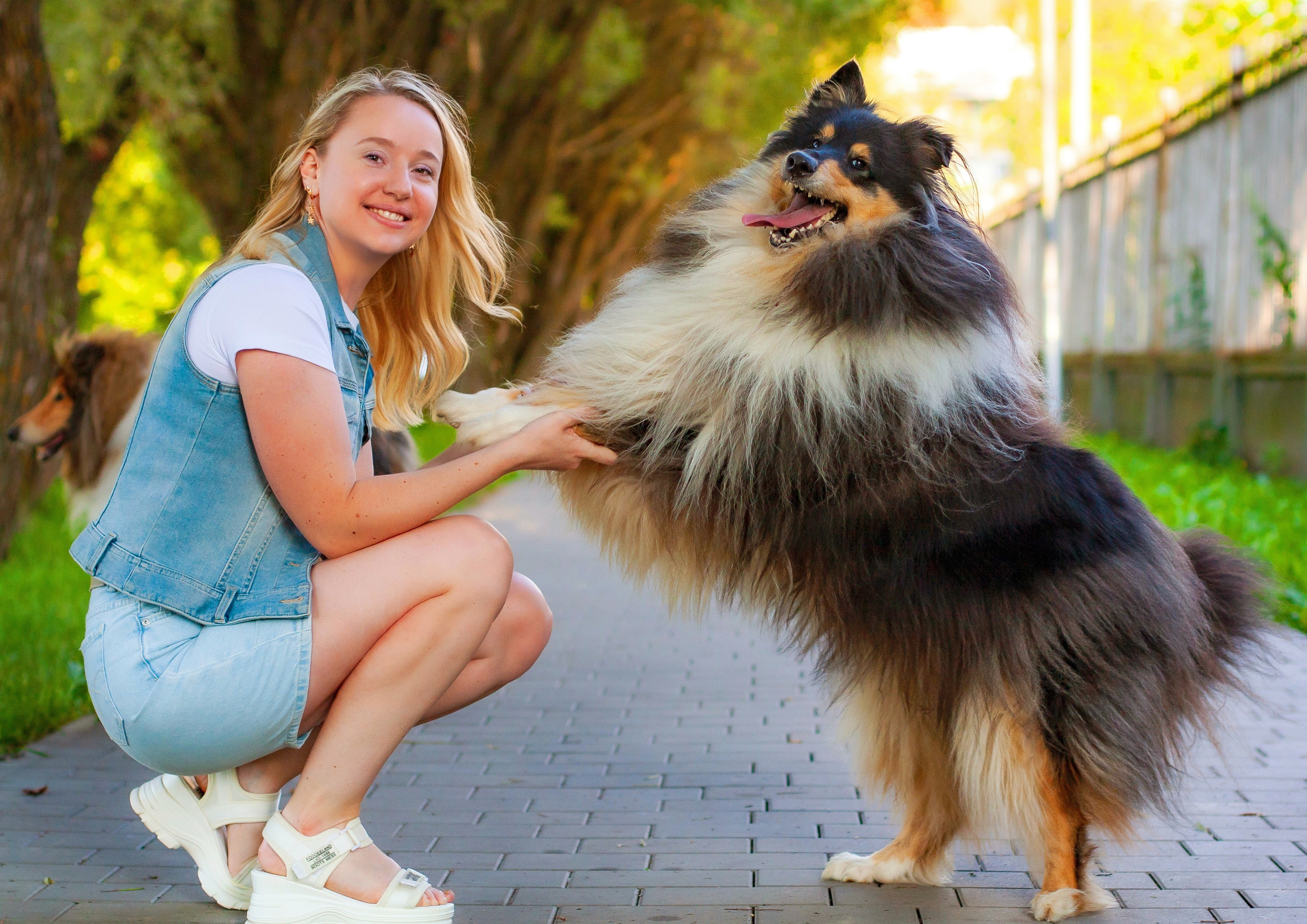 Съемка с питомцем. Фотограф Люся Воробьева