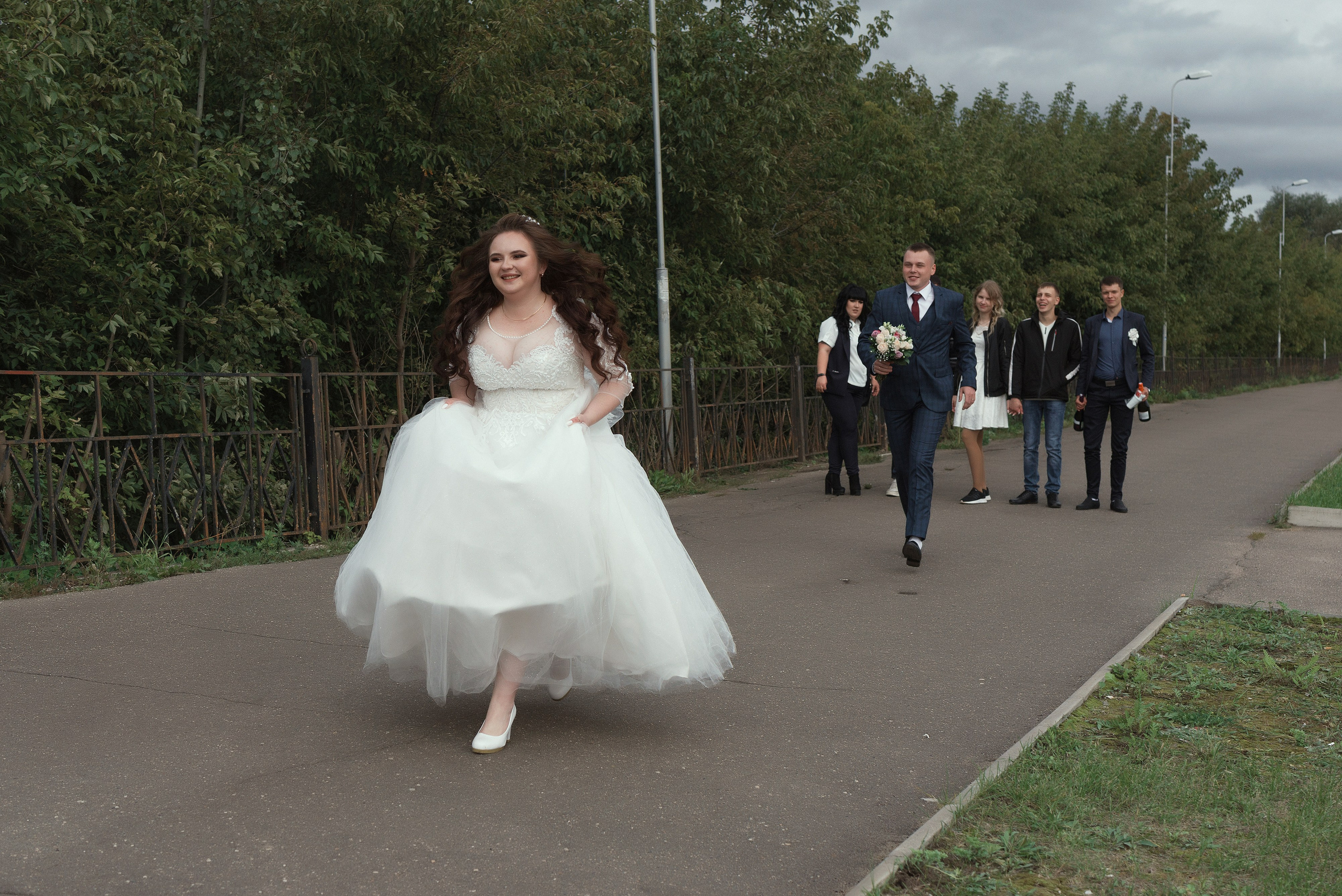 Свадебная фотосессия с гостями  в г.Шуя Свадебный фотограф Николай Коляганов