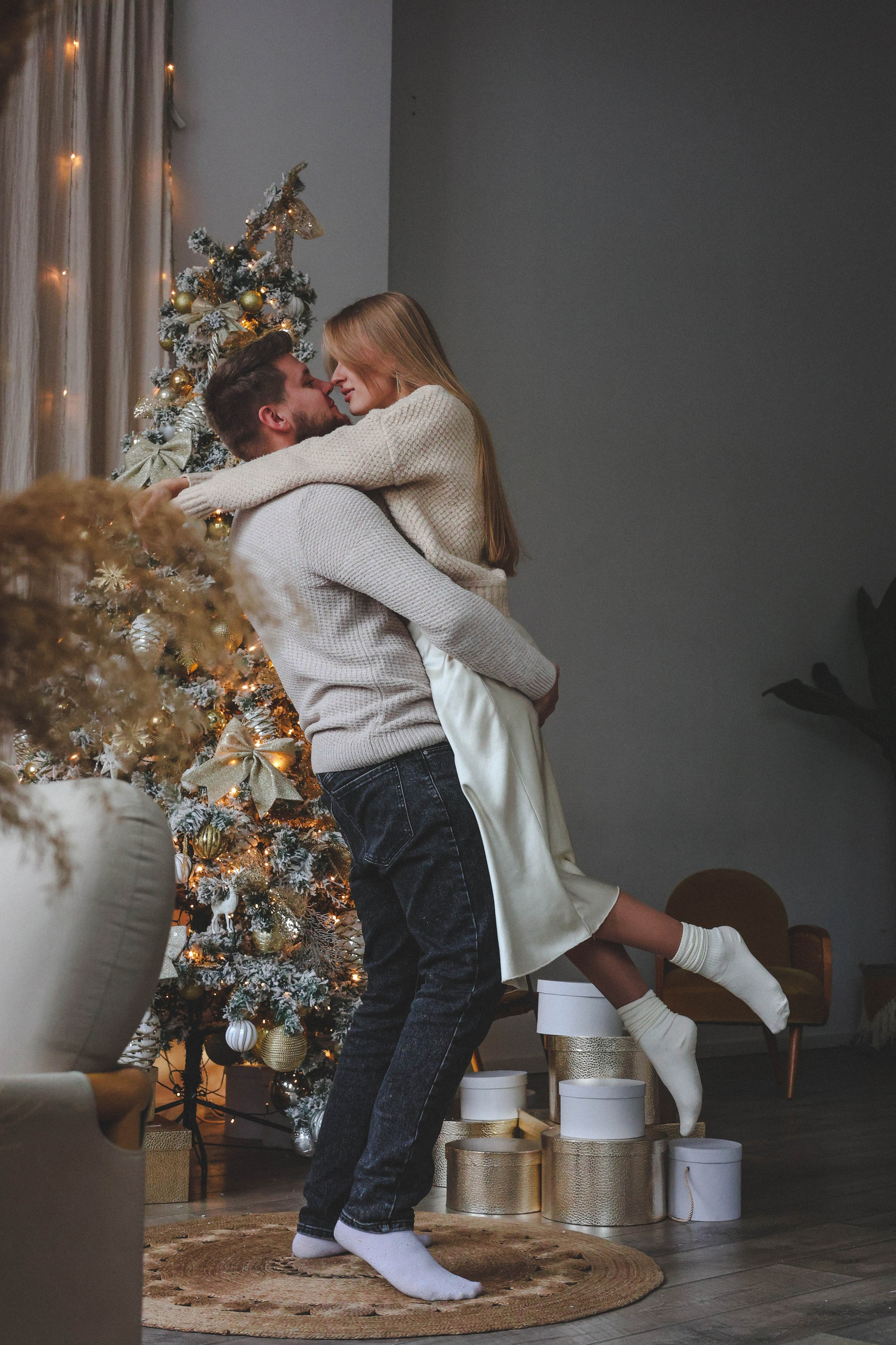 Новогодняя история «Кира и ее семья». Фотограф в Москве Анастасия Калинина