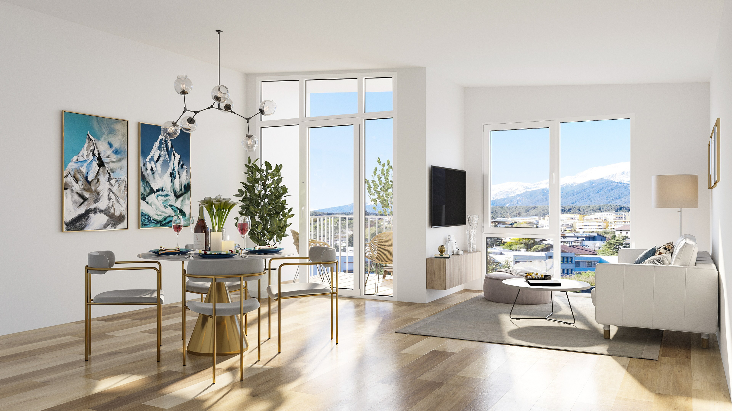 Apartment interior, Europe