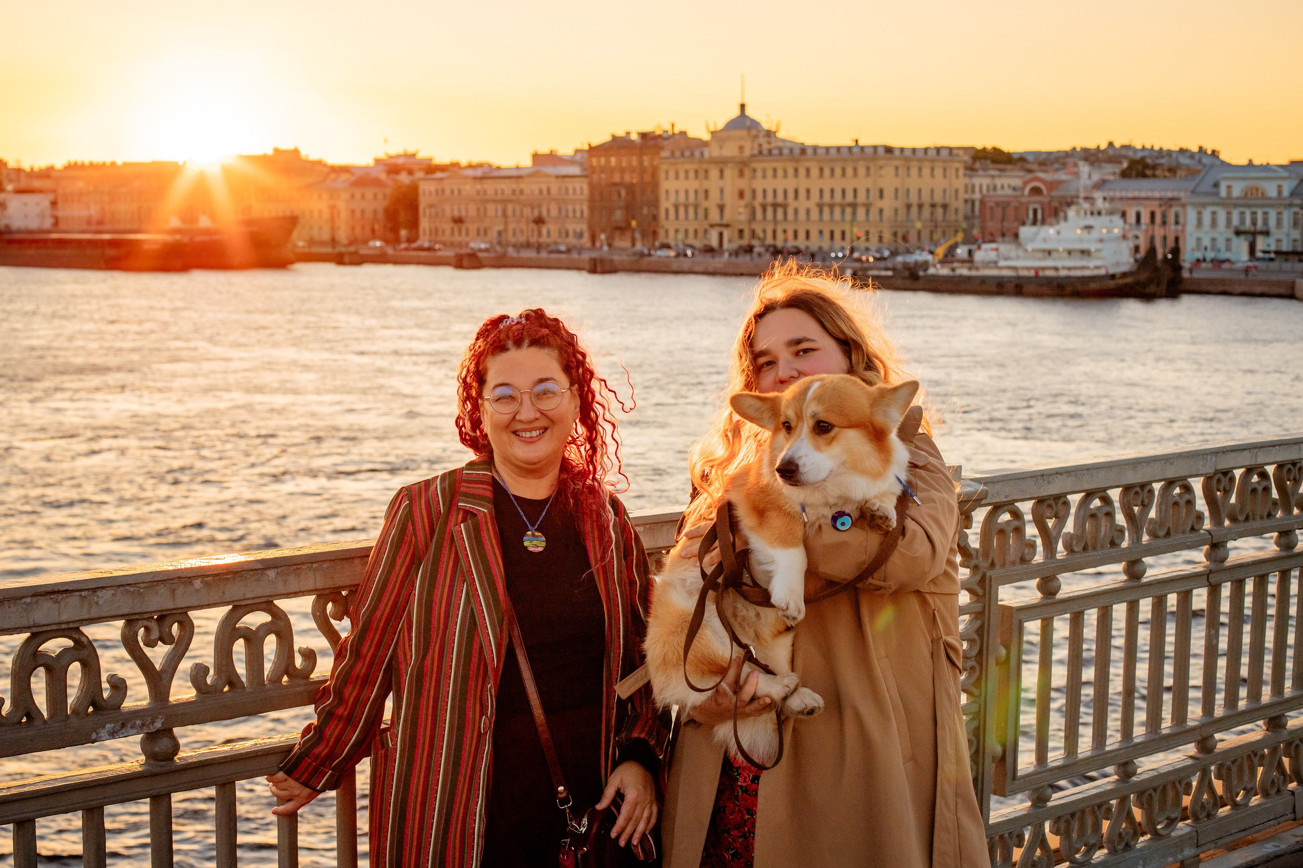 Семейная фотосессия с собакой