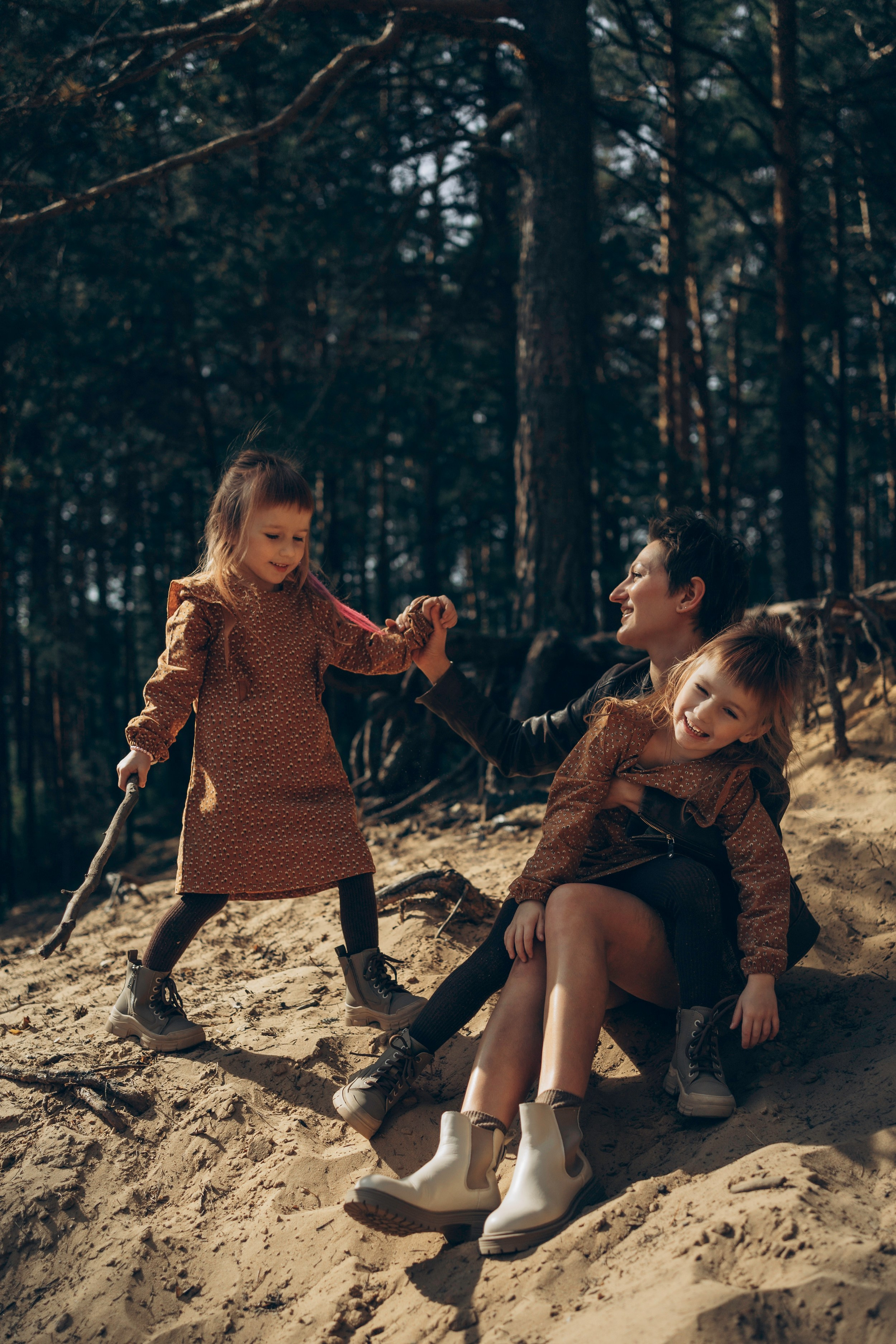 Семейная история на природе. Семейный фотограф в Калуге Ирина Алдохина