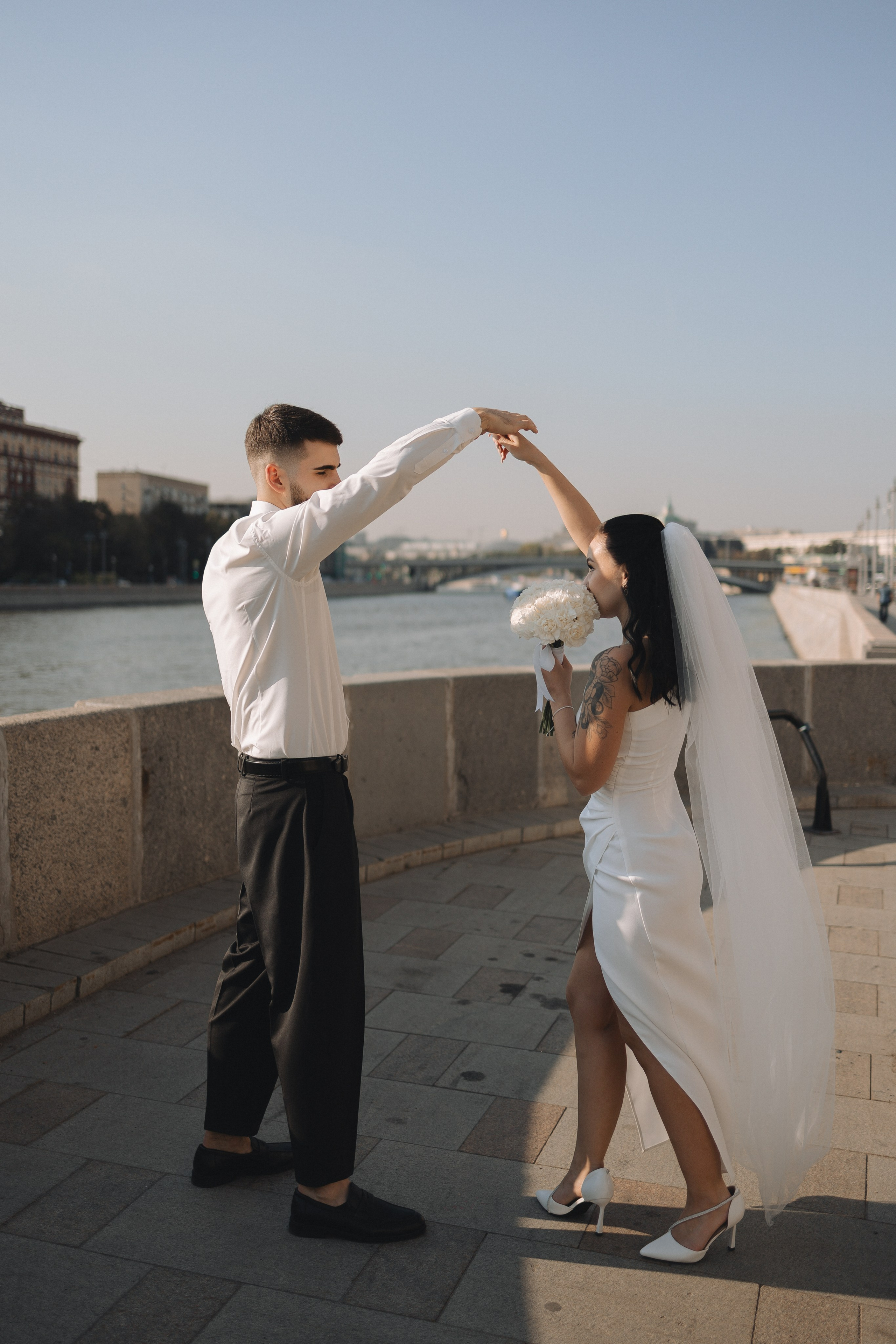 Милена и Филипп (2024). Свадебный и семейный фотограф в Москве Яна Шувалова