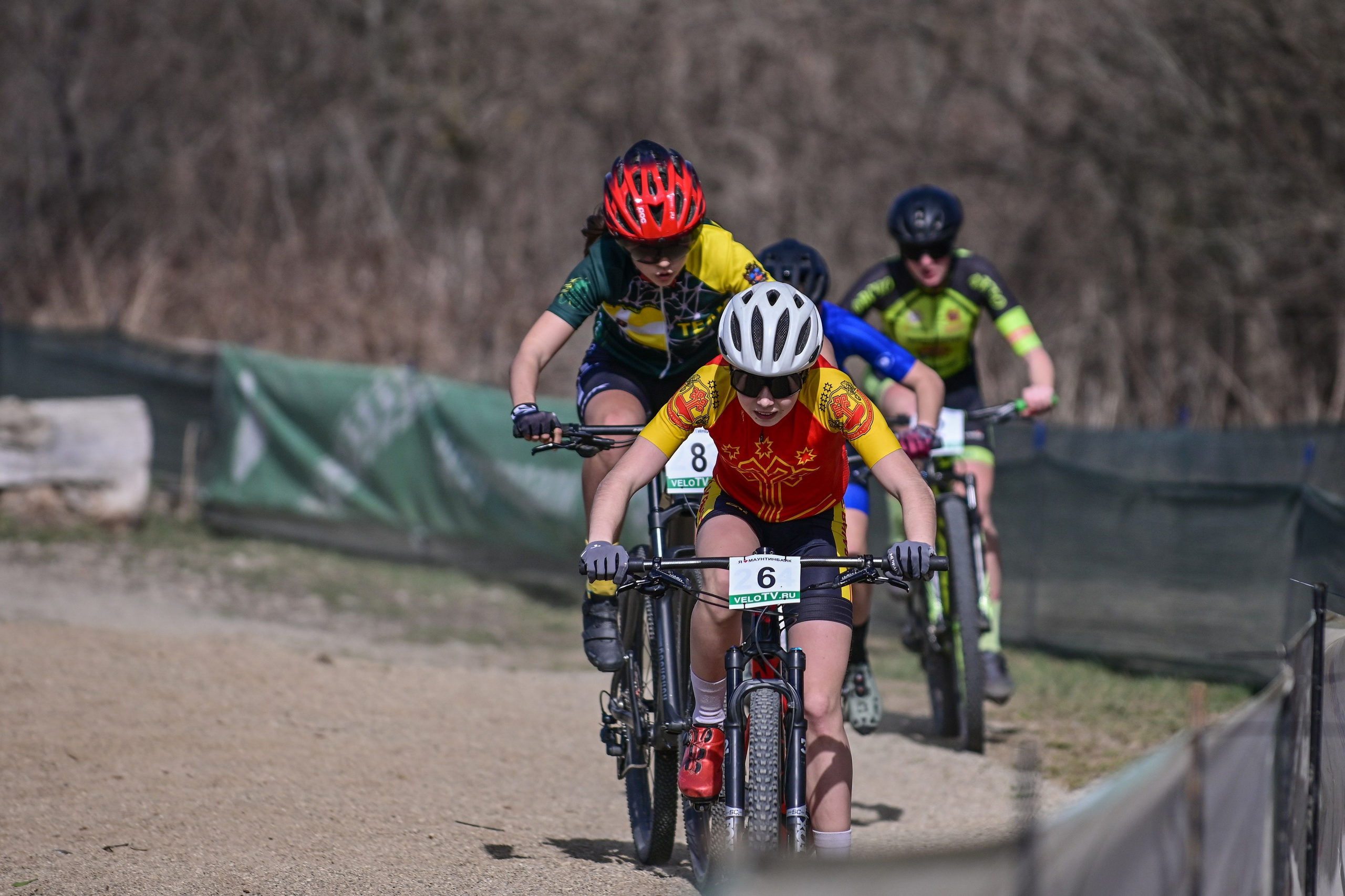 Маунтинбайк, кросс-кантри в Архипо-Осиповке 16 марта 2025. Спортивный фотограф, фотожурналист Павел Ларькин