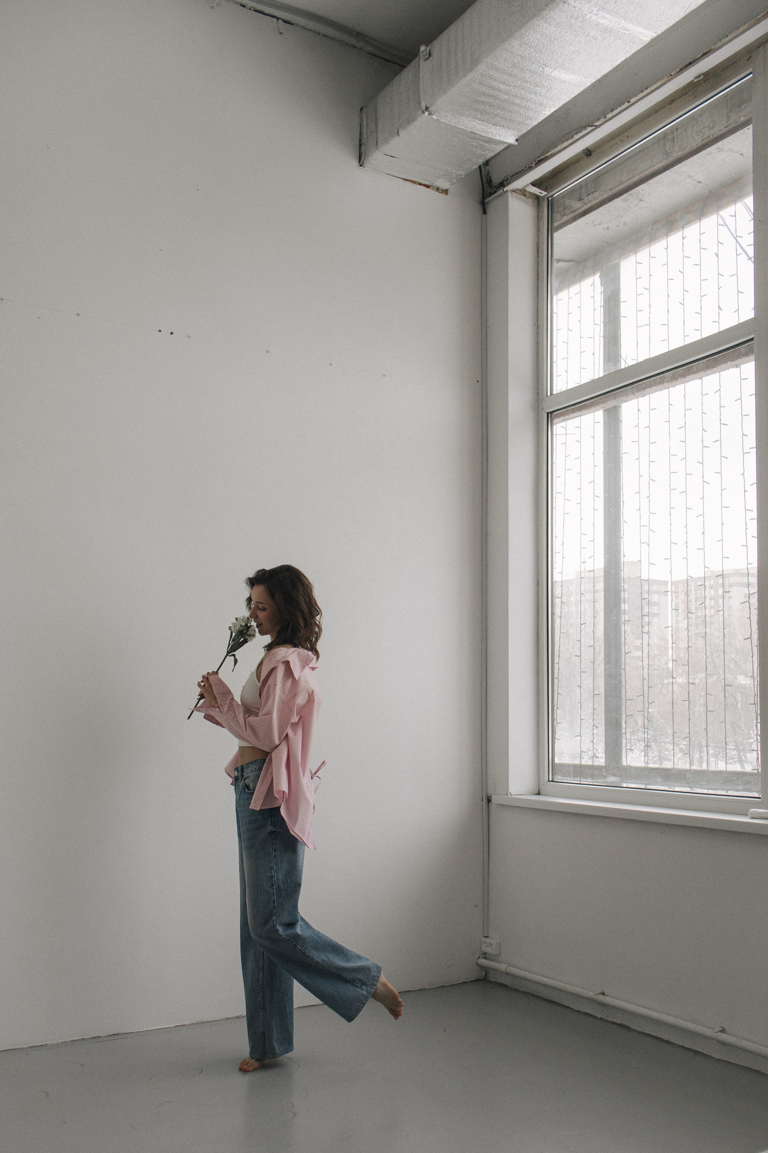 Софья. Весенняя фотосессия в студии. Семейный и женский фотограф Москва Юлия Левада