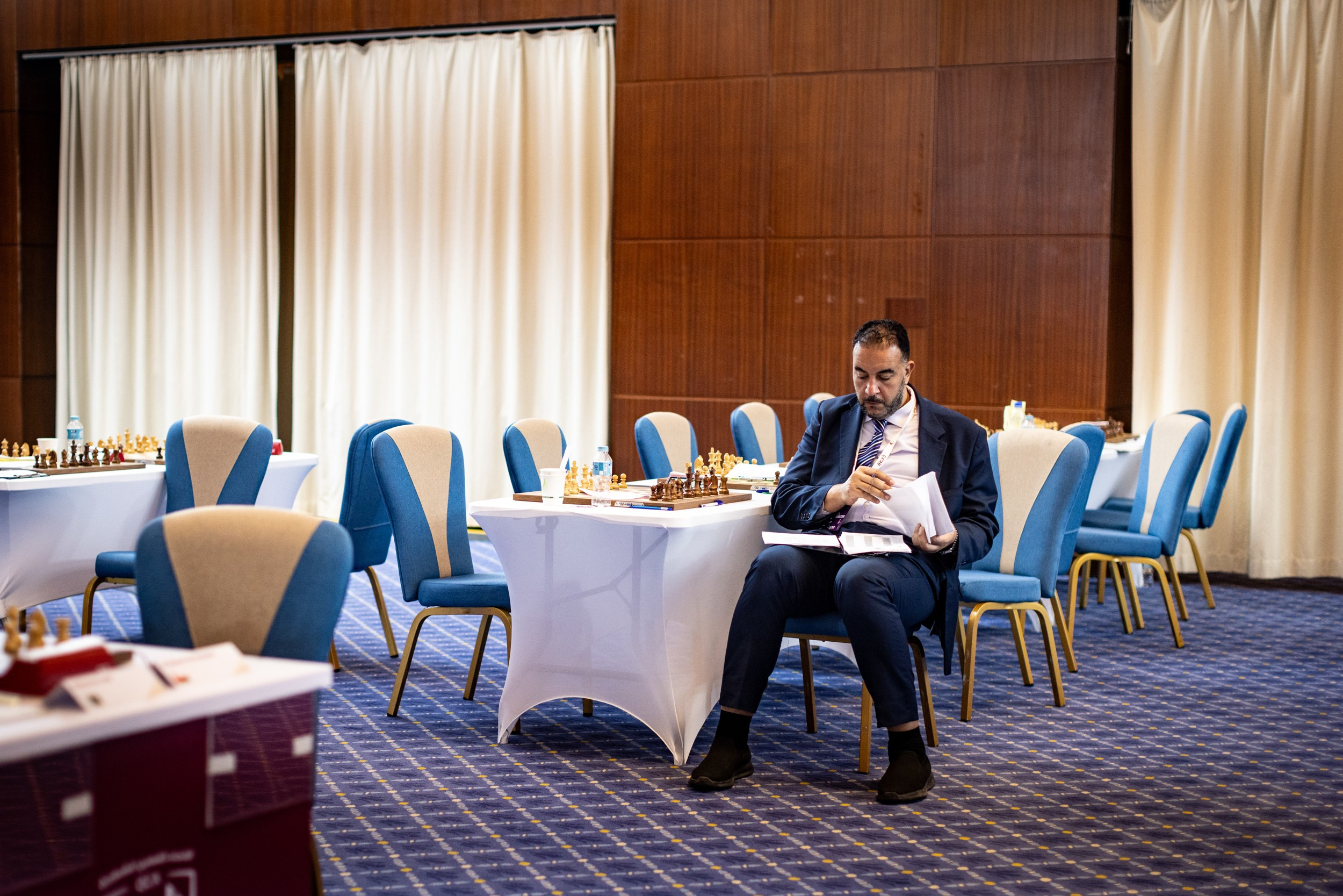 2024.12.04 Qatar Masters Open 2024 — Round2. Фотограф Анна Штурман (репортажная съёмка любых событий и мероприятий) Anna Shtourman photographer