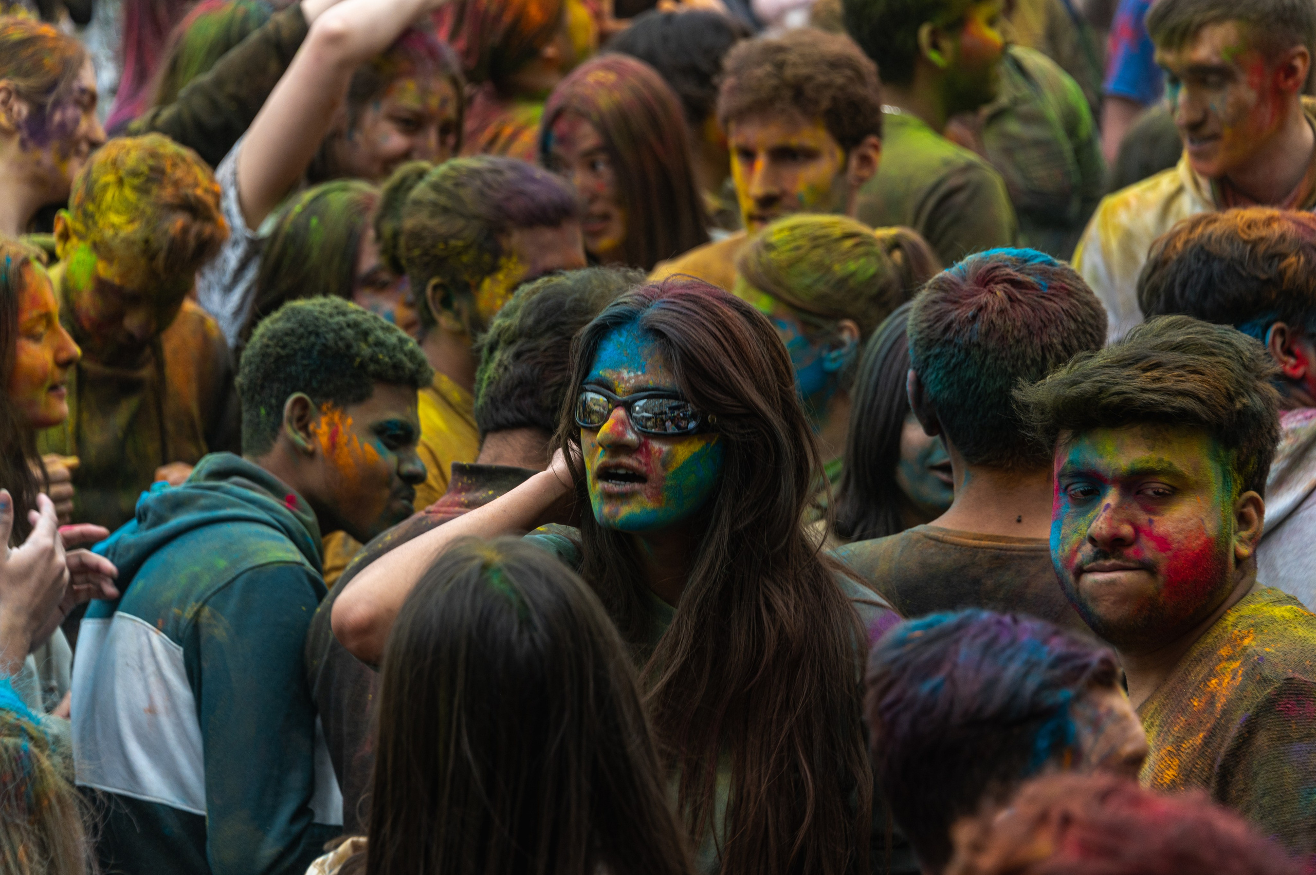 Праздник Холи в Москве. Фотограф Роман Адлер