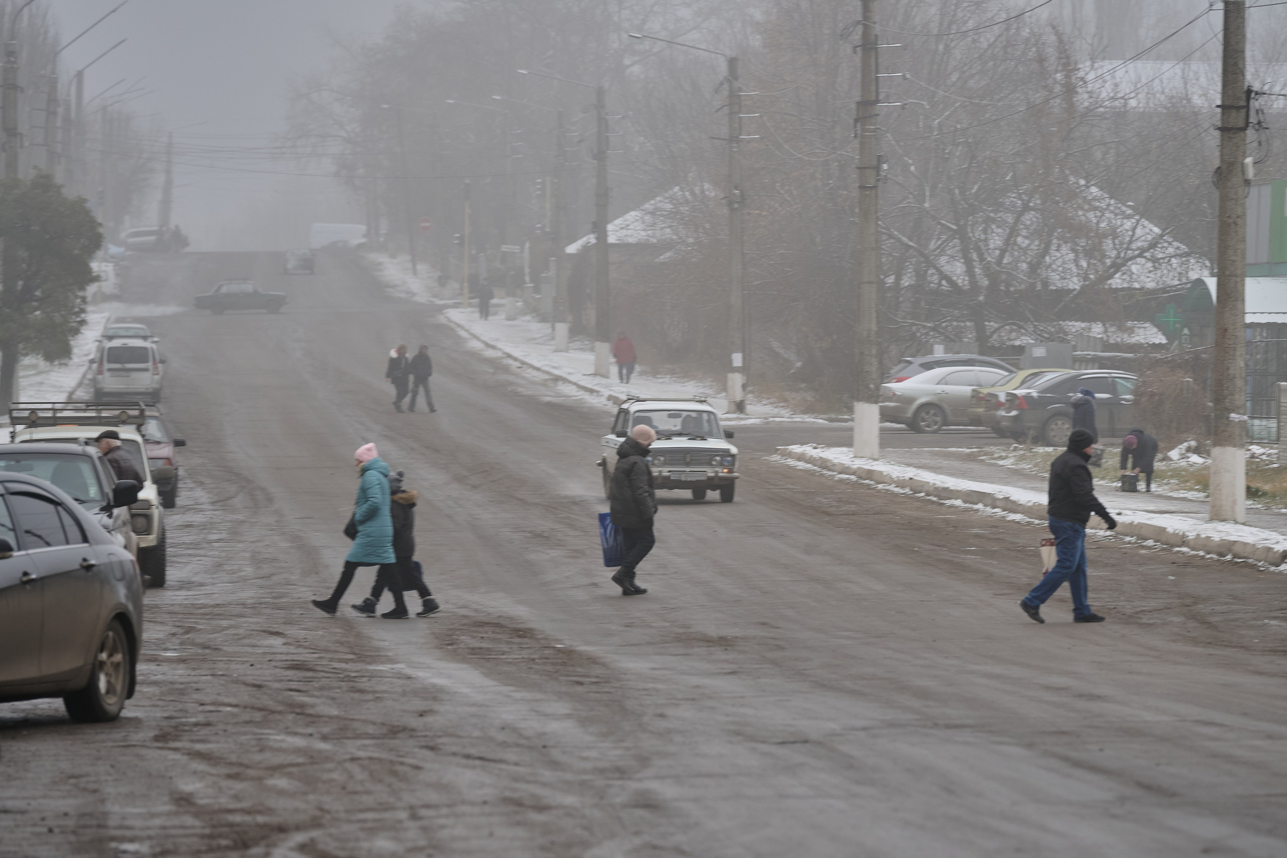 Лисичанск (Луганская область). Декабрь 2024 года. Фотограф Роман Адлер