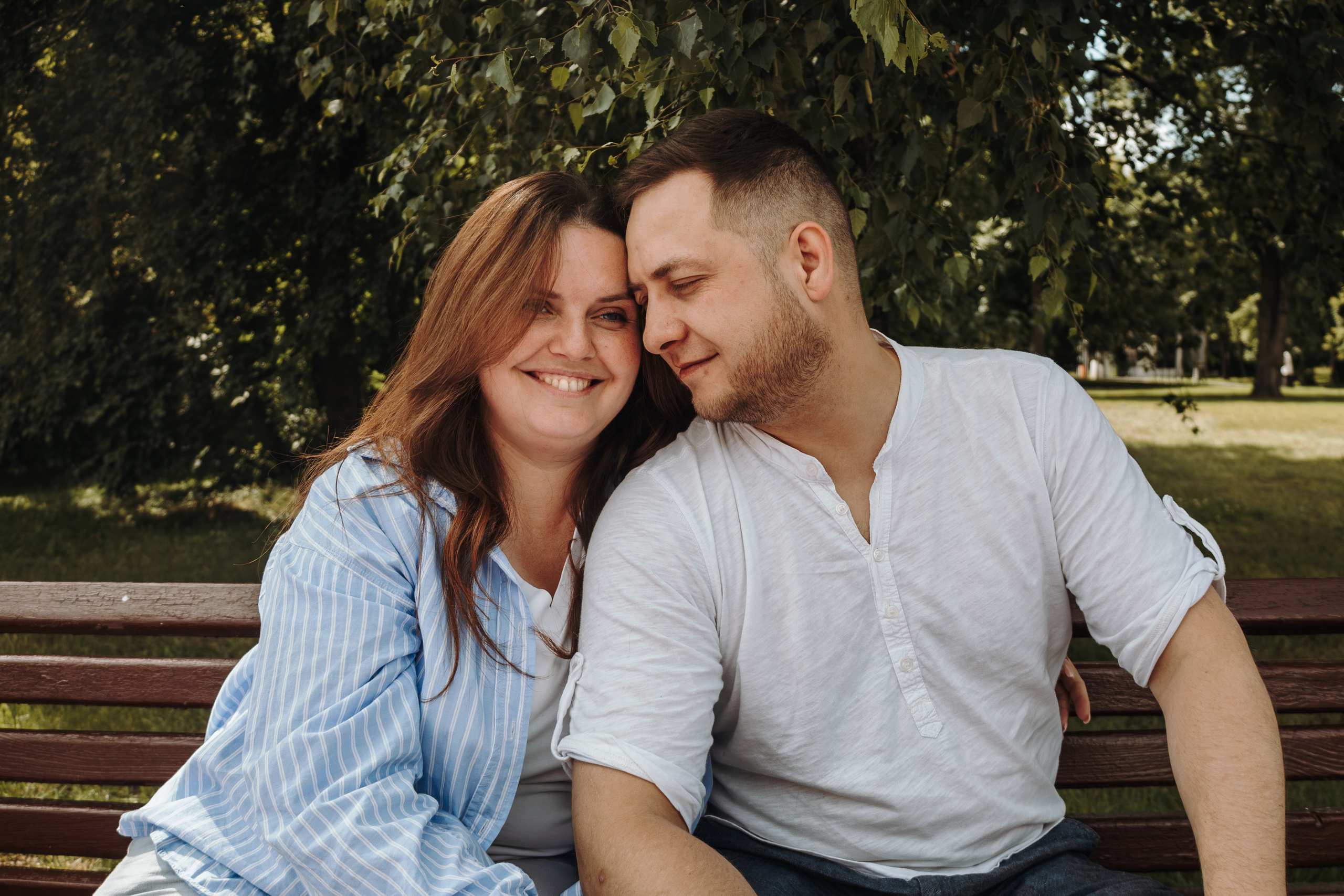 Семейная фотосессия с собаками в парке. Фотограф-анималист в Москве Екатерина Тихонова