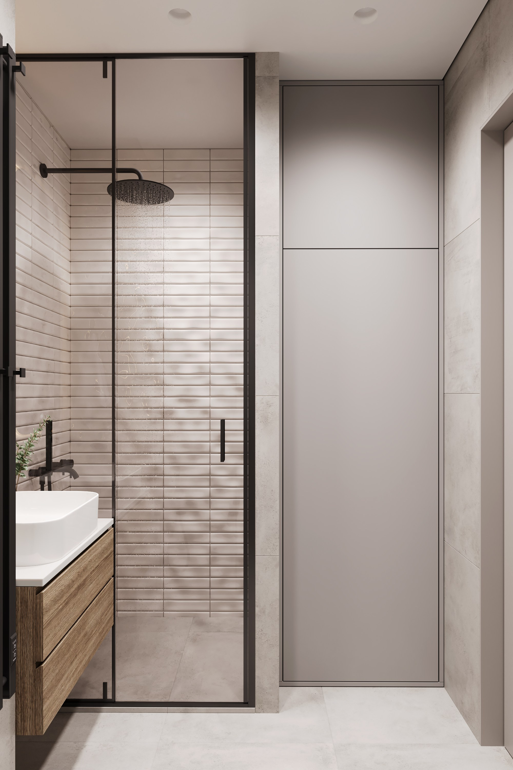 Modern Beige. Дизайн интерьера | 3D визуализация | Миланская Марина