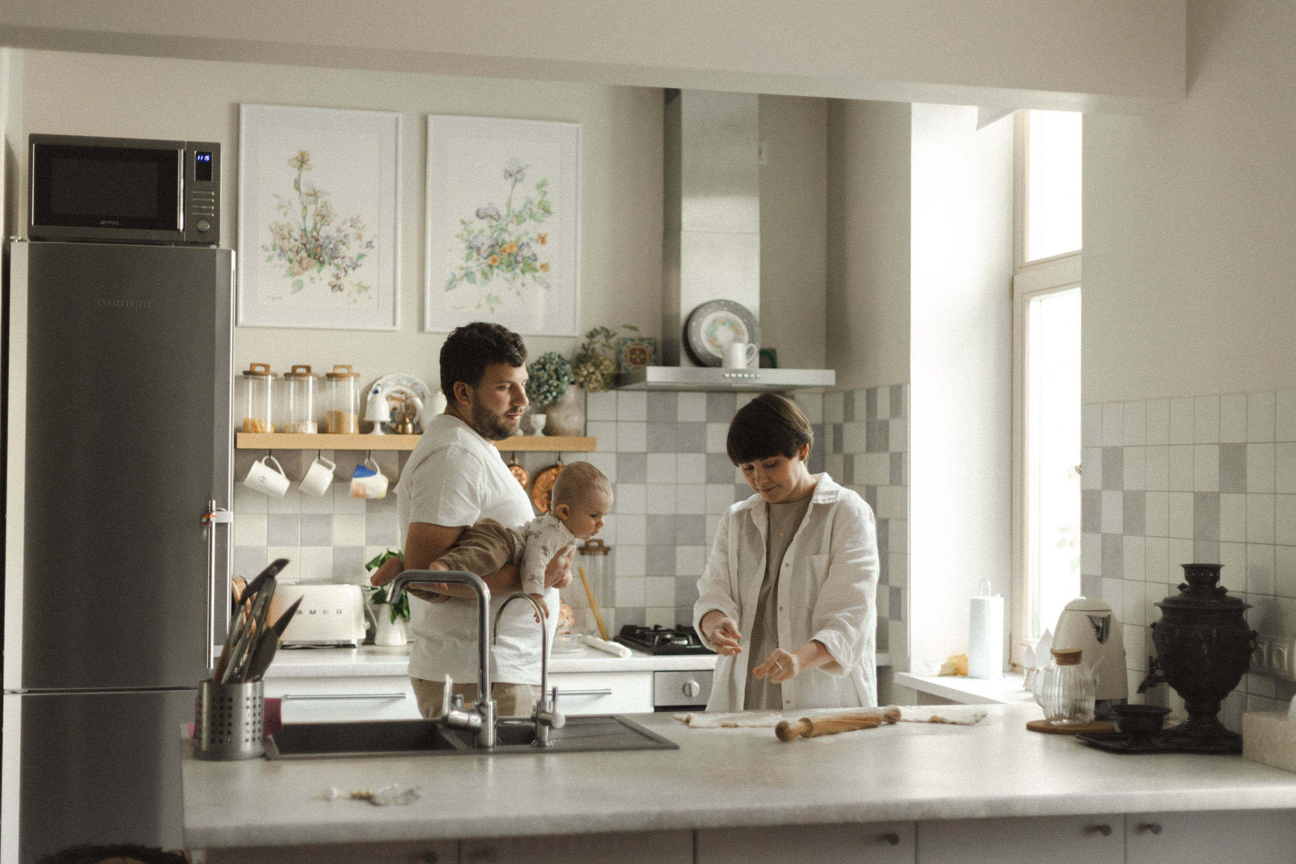 Женя, Оля и Кирилл. Семейный фотограф в Москве