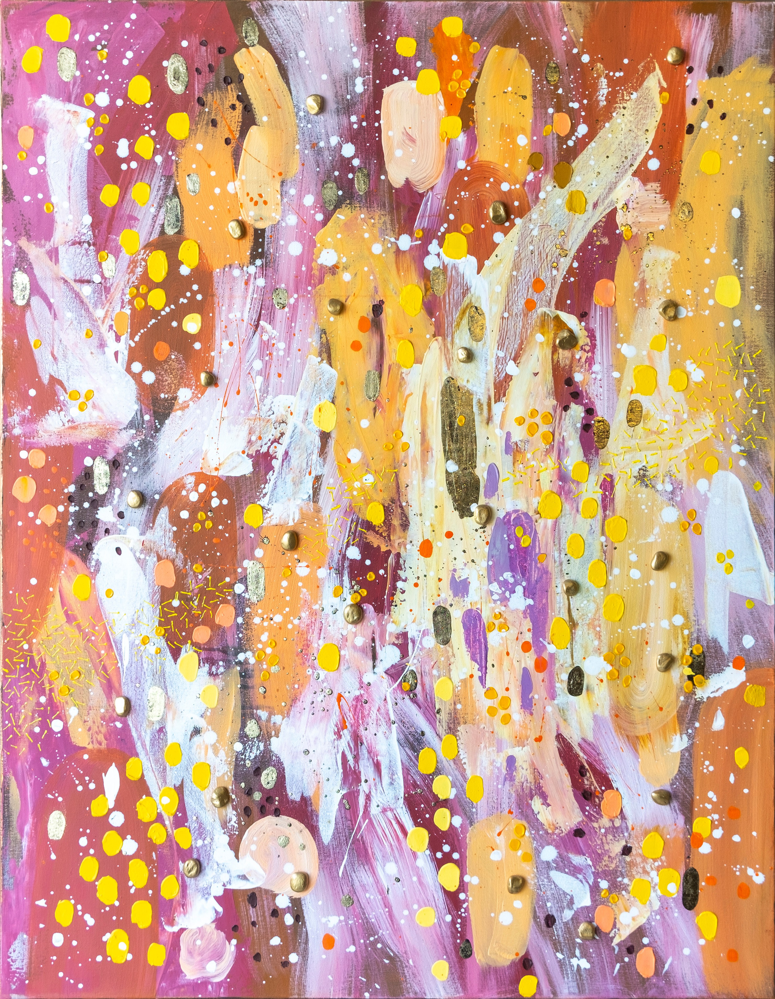 Абстрактная интерьерная картина на тему осен