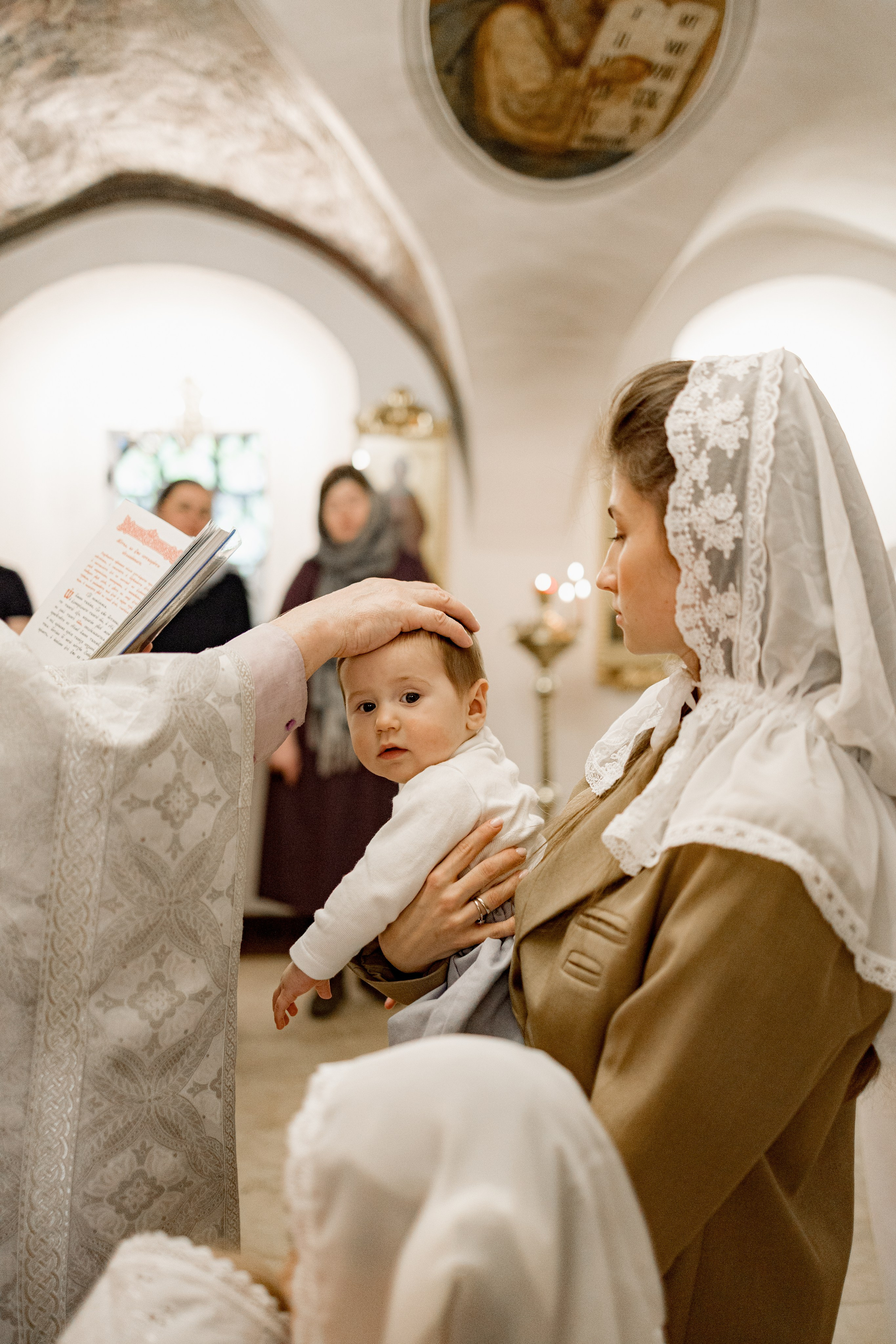 Таинство Крещения Макара. Фотограф новорождённых Newborn Москва