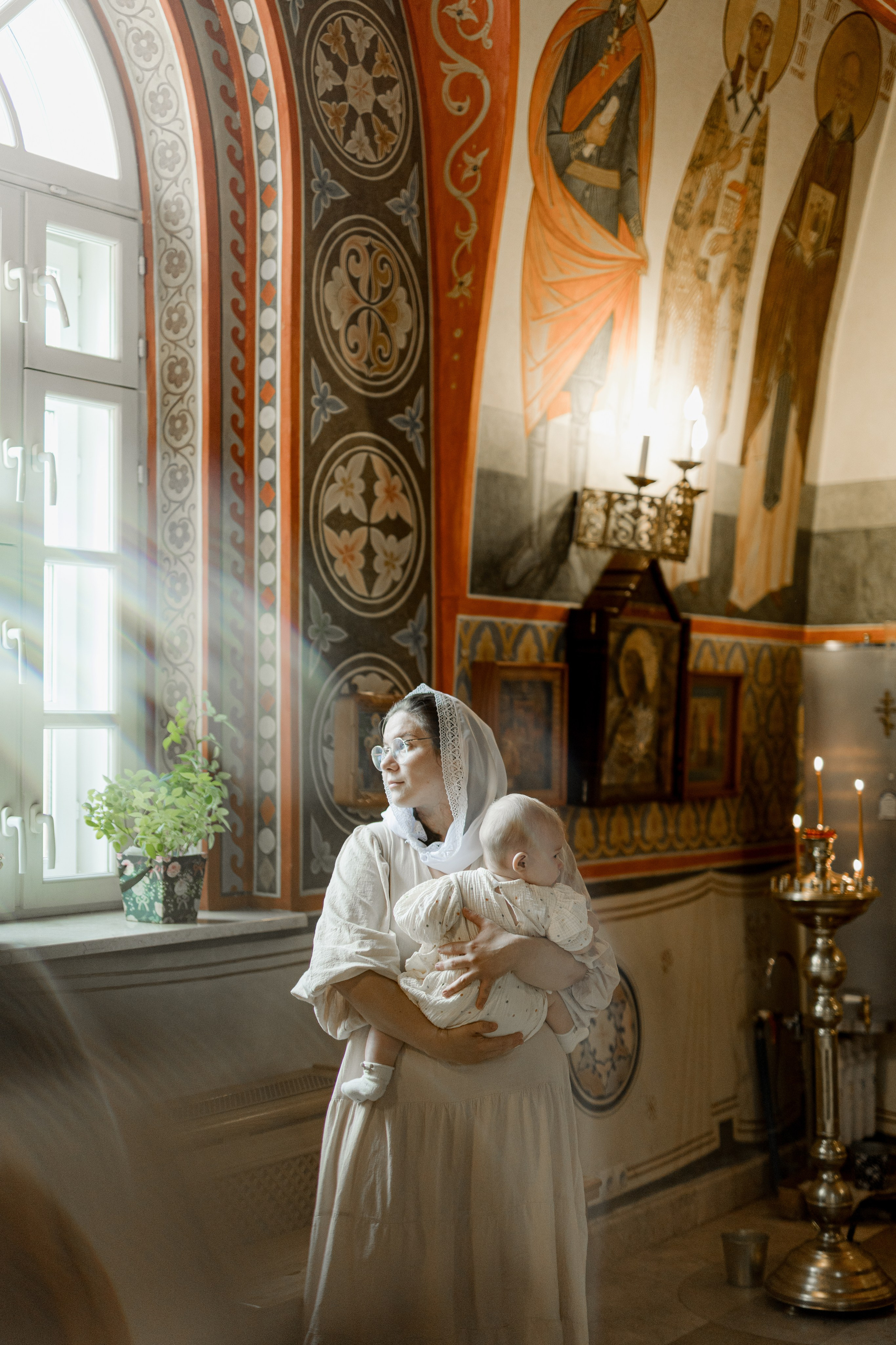 Таинство Крещения Веры. Фотограф новорождённых Newborn Москва