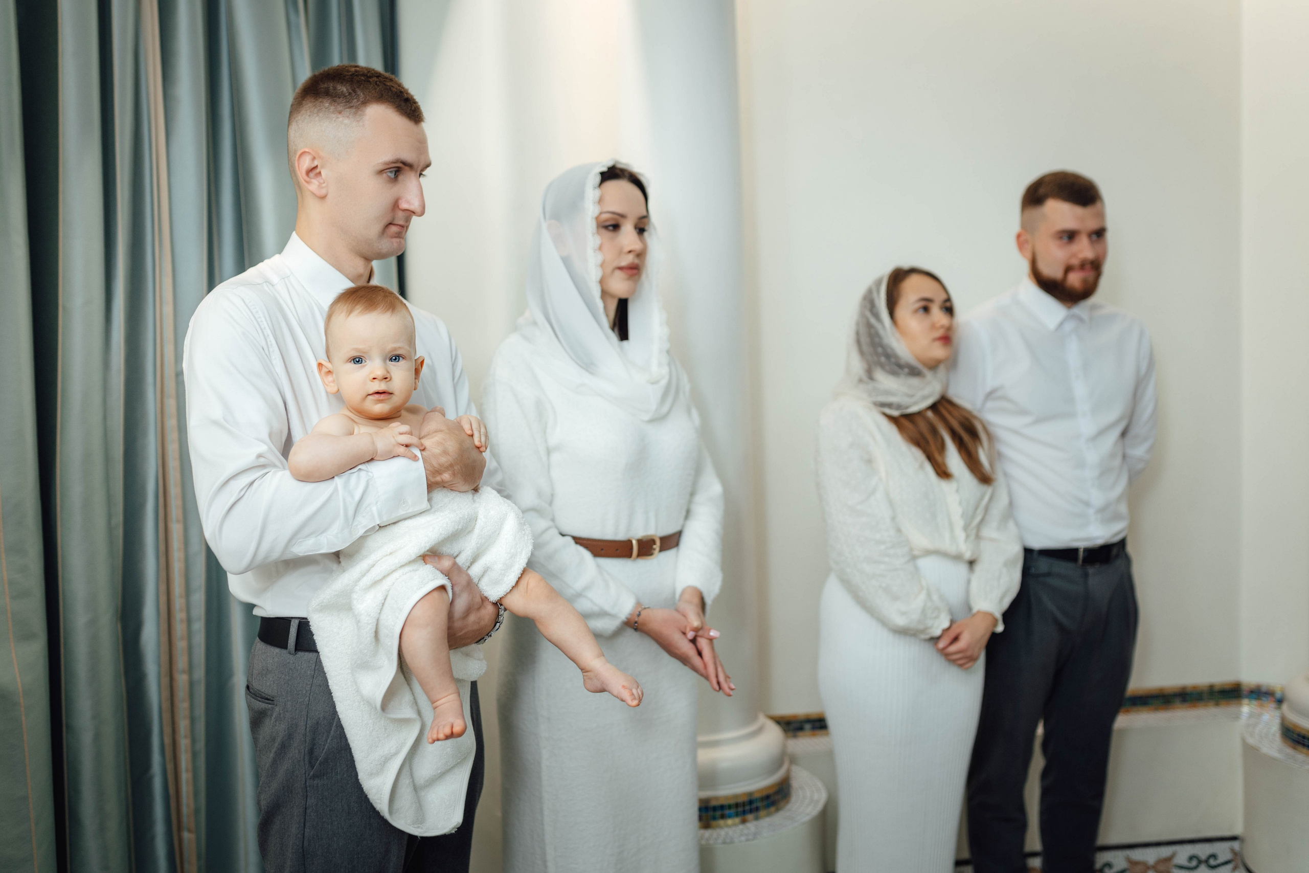 Крещение Демида, храм Святой Троицы, декабрь 2025