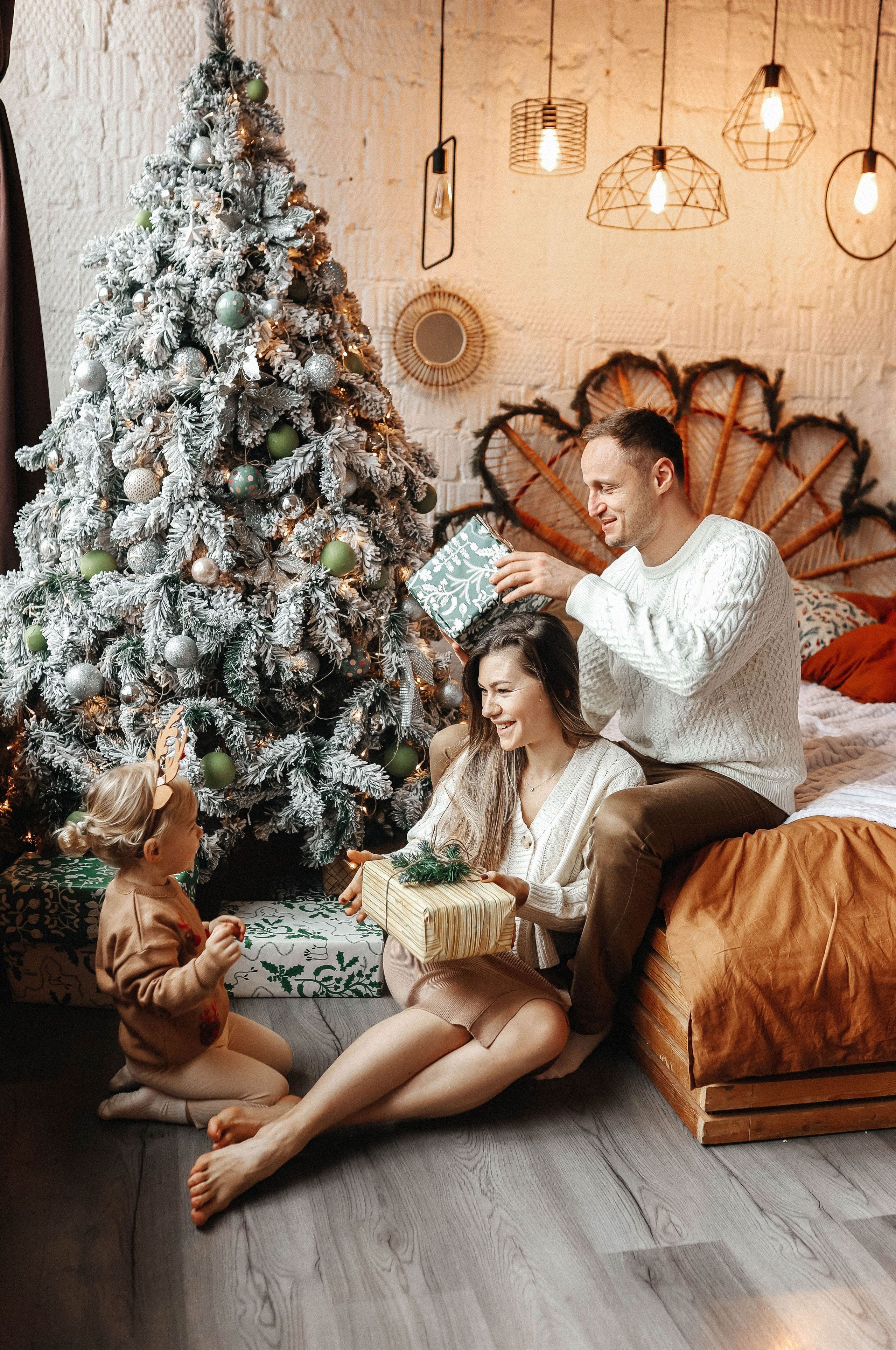 Новогодняя семейная фотосессия с детьми. Свадебный и семейный фотограф в Москве