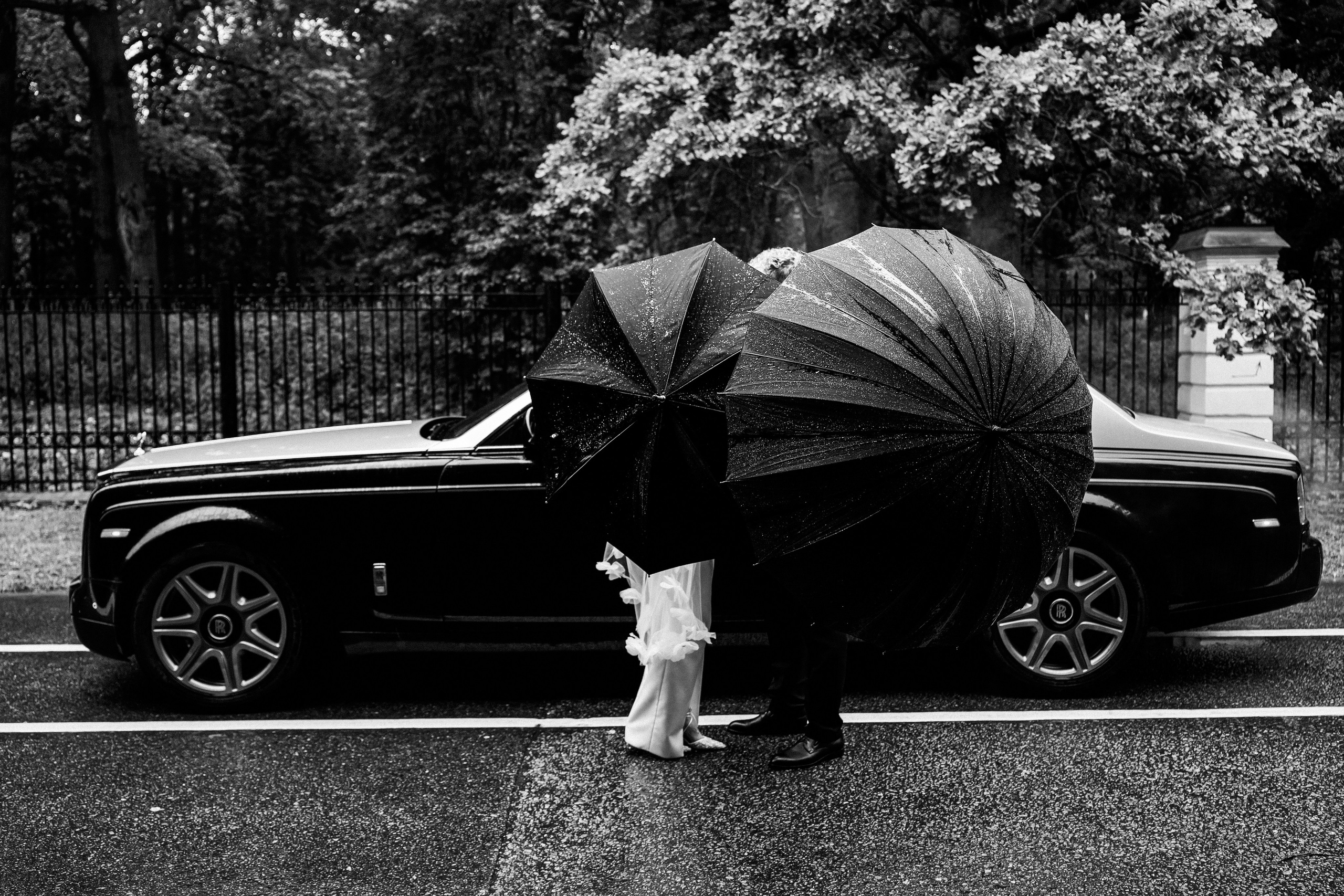 А что если дождь?. Свадебный фотограф Москва и МО