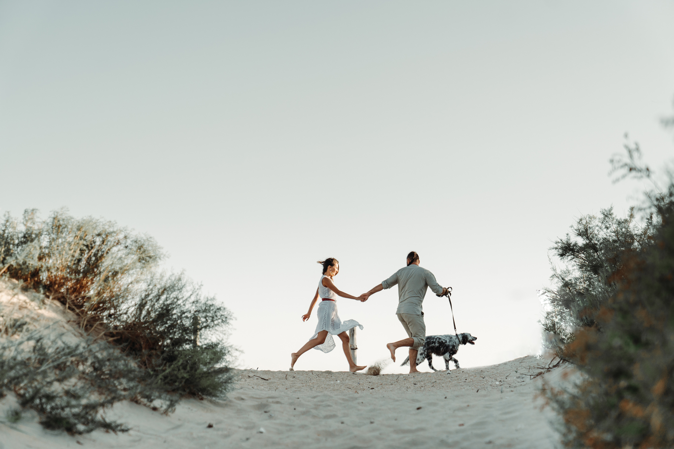 Стильная фотосессия красивой пары