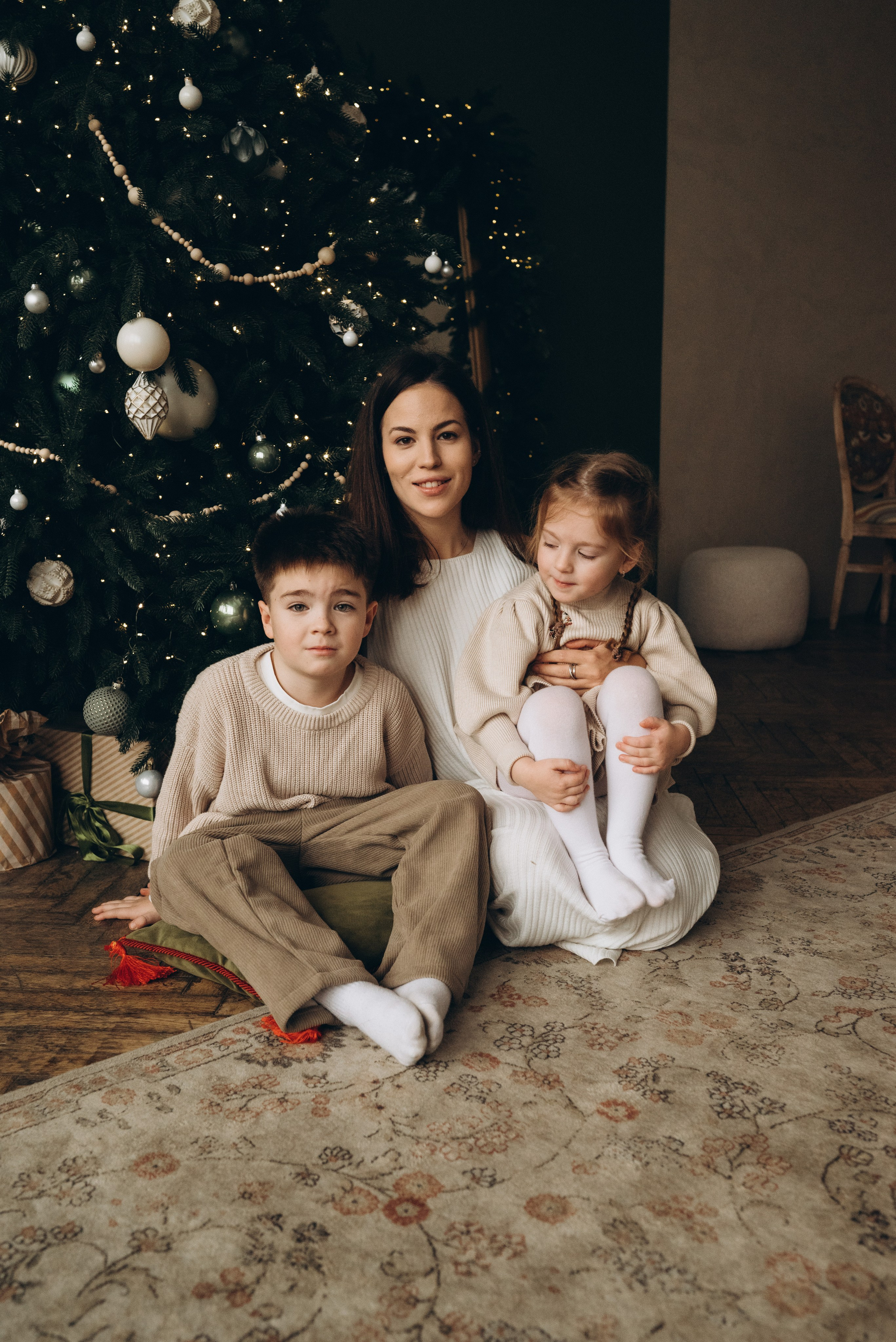 Семейная новогодняя фотосессия. Женский и семейный фотограф в Москве и Красногорске Светлана Левченко