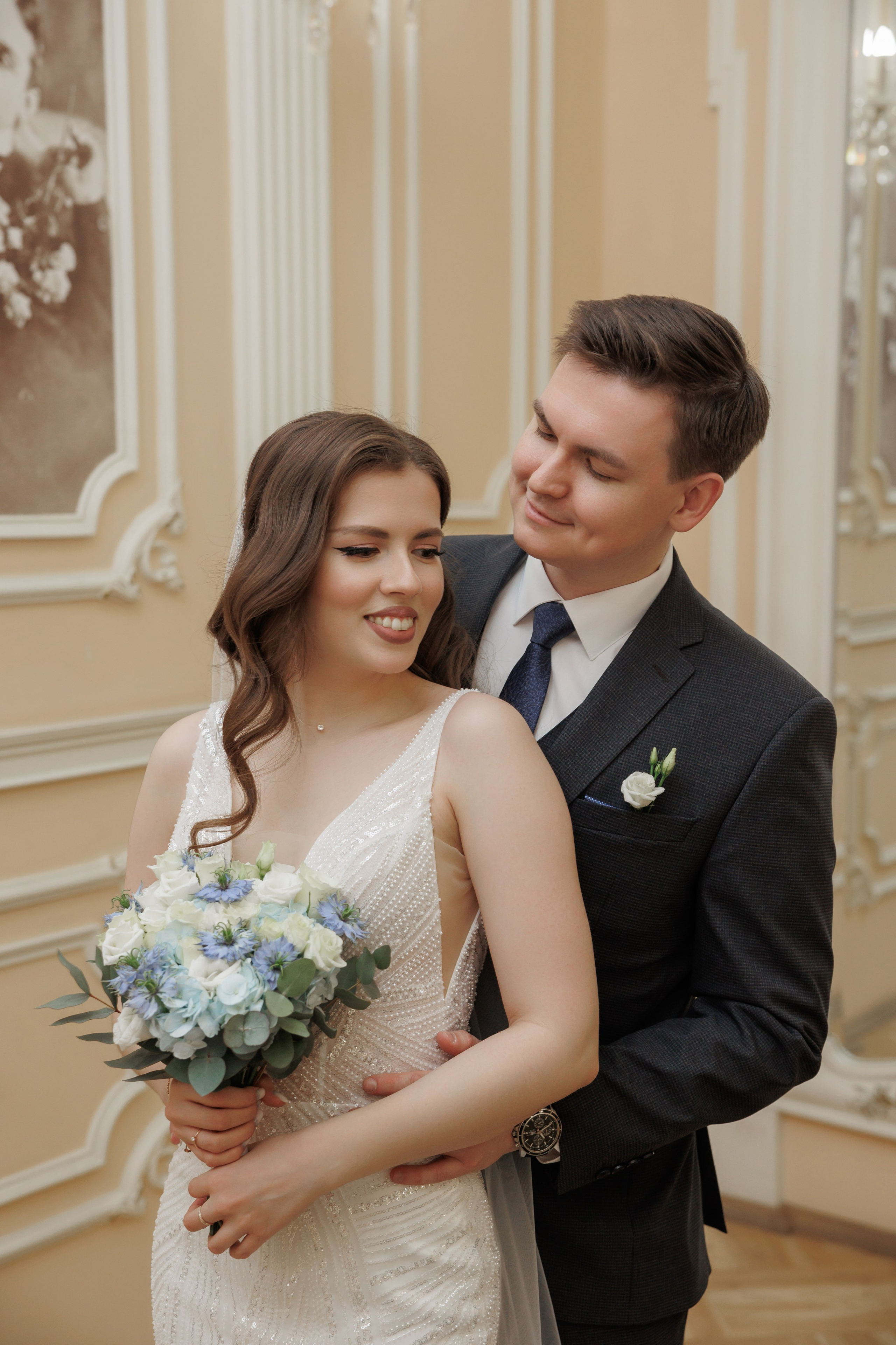 Даша и Дима, Грибоедовский ЗАГС. Свадебный и репортажный фотограф (Москва, Королев и другие)