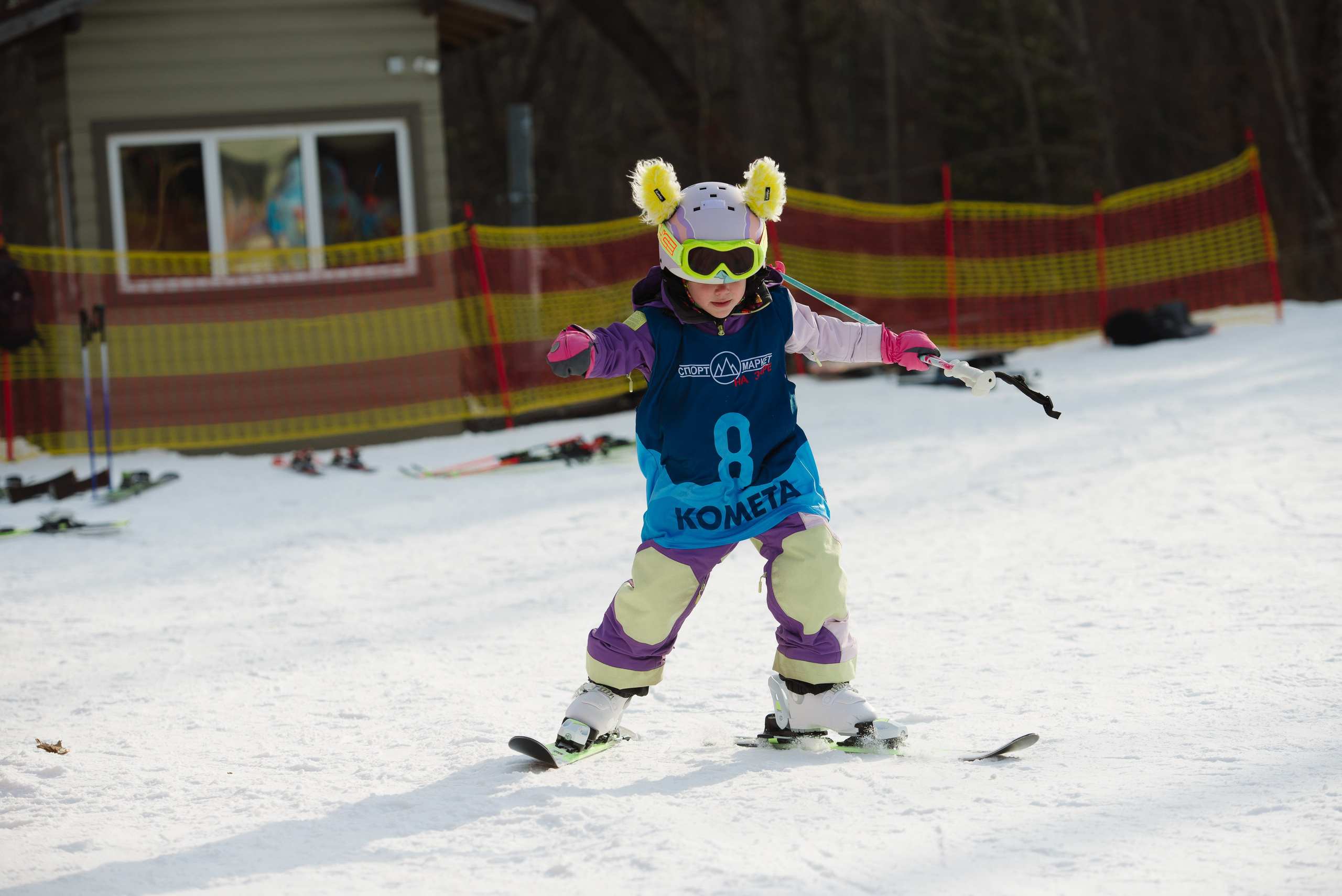 Детские соревнования/Лыжи. Фотограф Мария Каюрова
