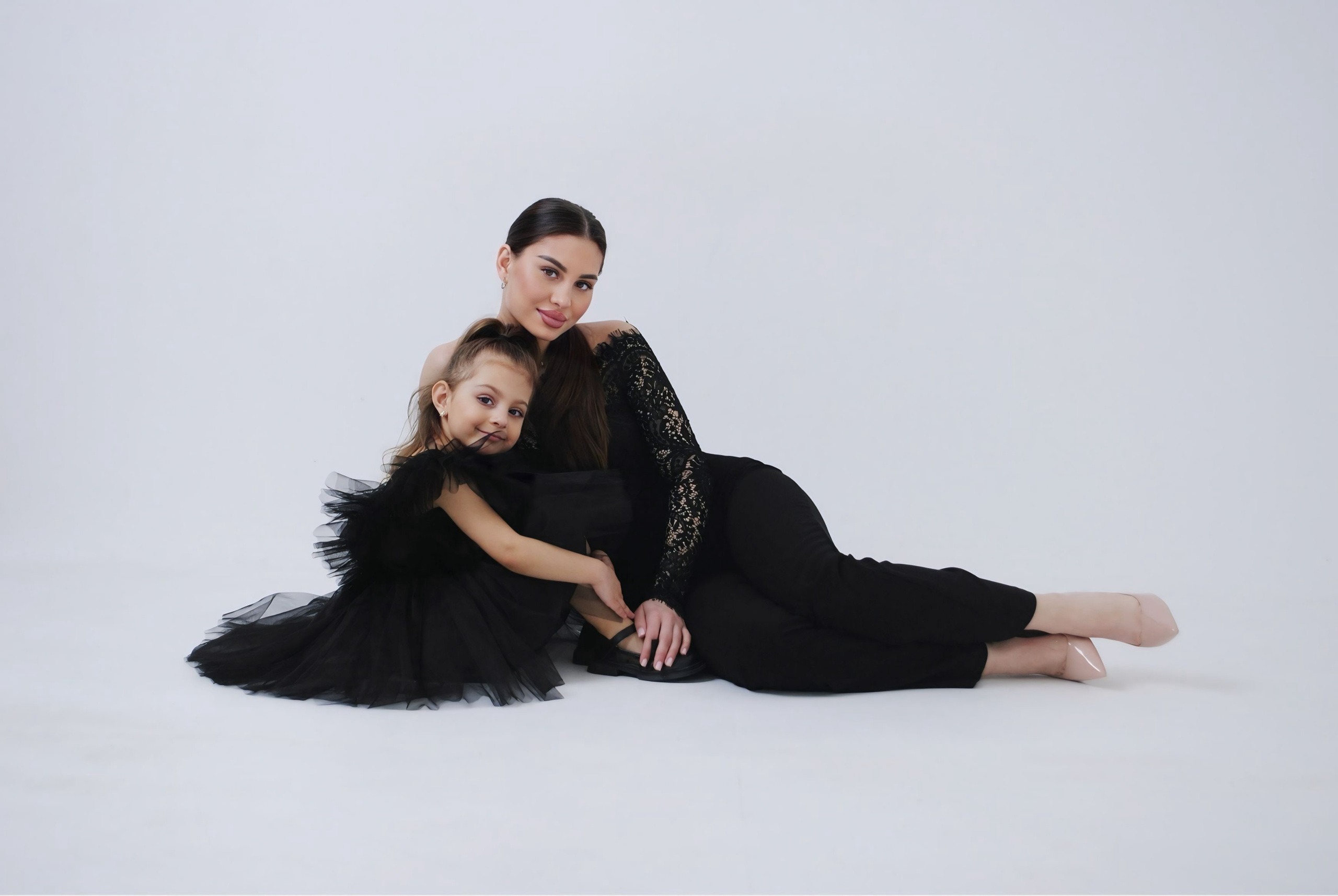 Настя и дочь. Фотограф Мария Мусаелян