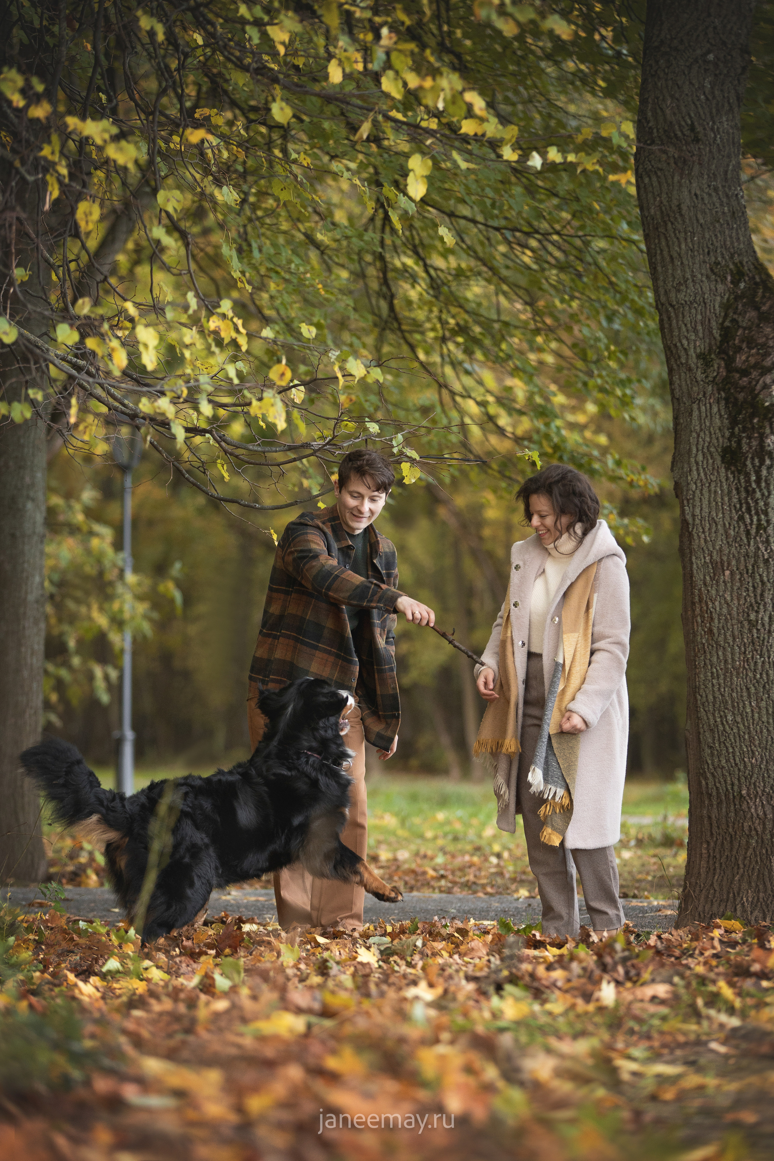 Ирина, Сергей и Твикси. Фотограф анималист в Москве Майорова Евгения