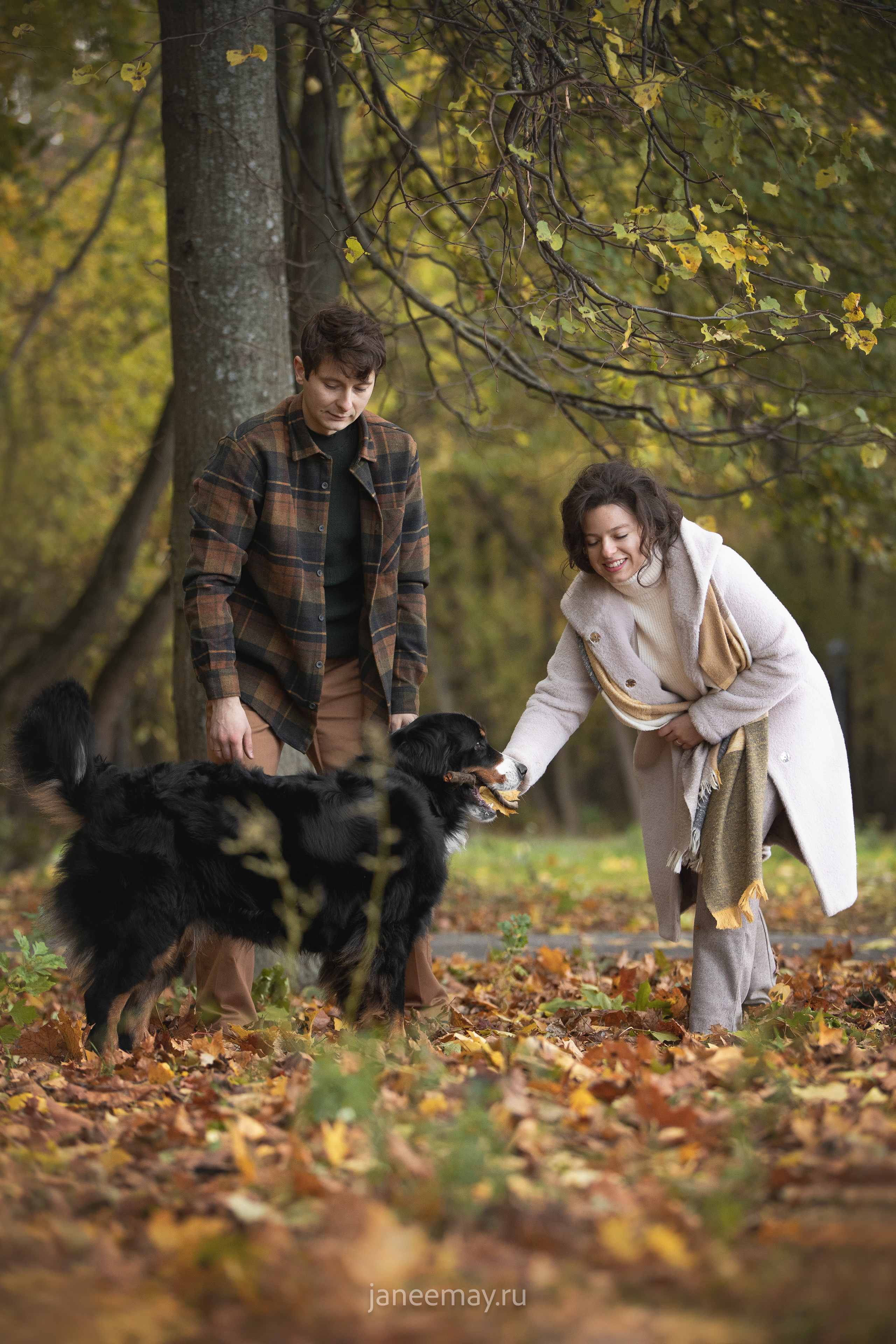 Ирина, Сергей и Твикси. Фотограф анималист в Москве Майорова Евгения