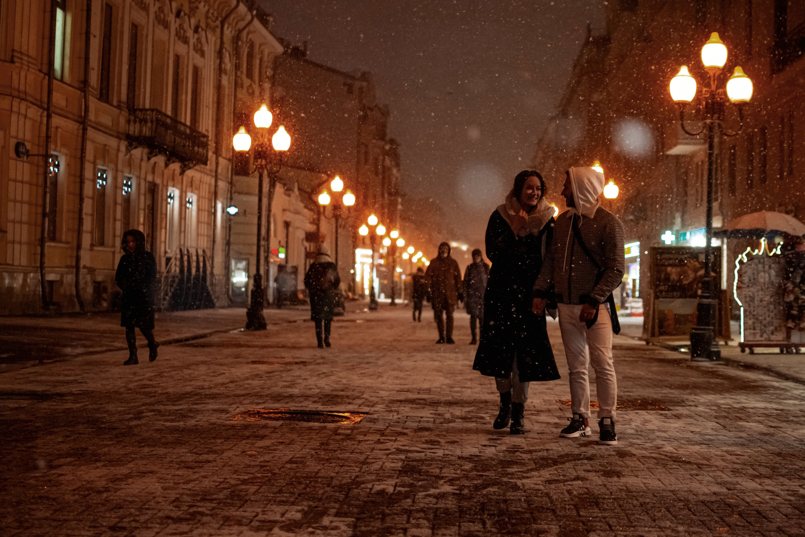 Ноябрь 2020. Москва, ул. Старый Арбат. Свадебный и семейный фотограф Екатерина Пушан. Москва, Балашиха, Железнодорожный, Солнечногорск