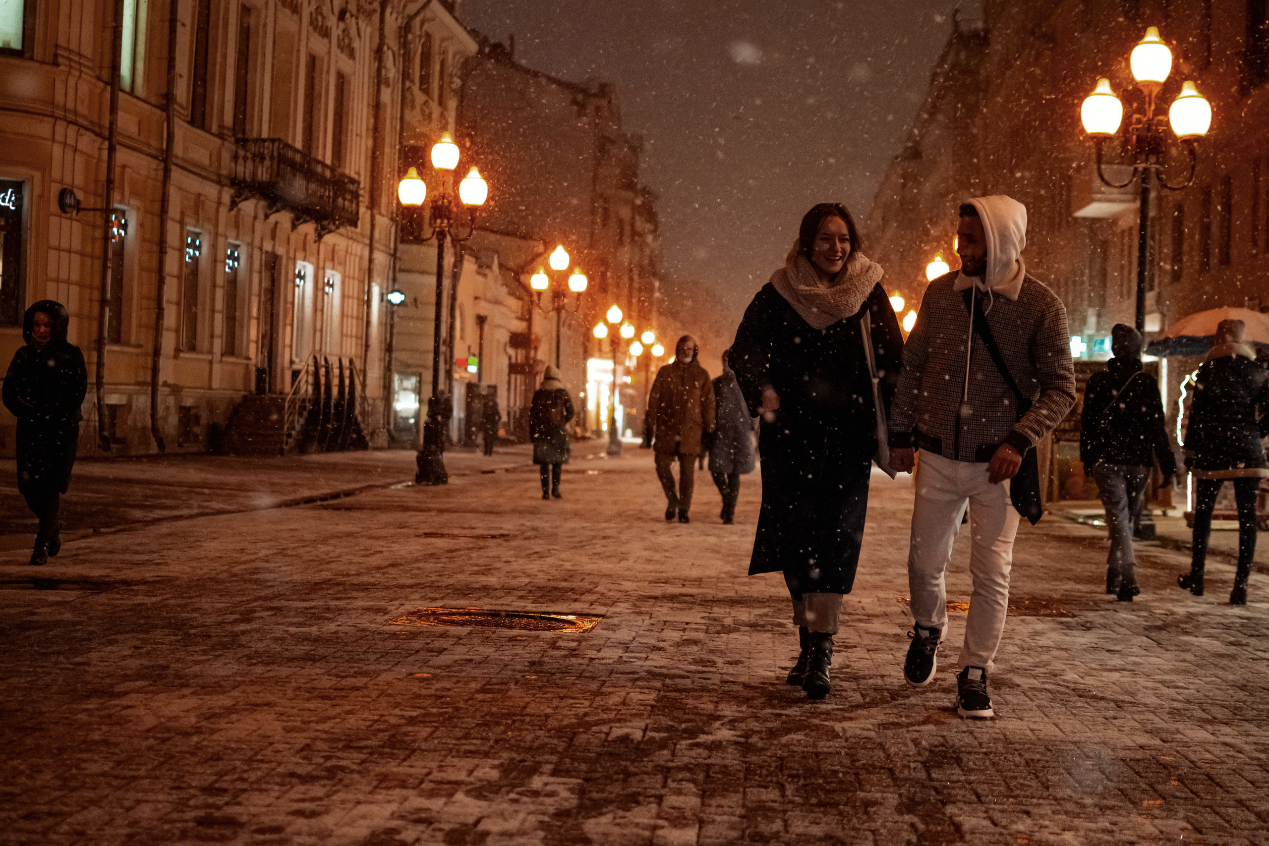 Ноябрь 2020. Москва, ул. Старый Арбат. Свадебный и семейный фотограф Екатерина Пушан. Москва, Балашиха, Железнодорожный, Солнечногорск