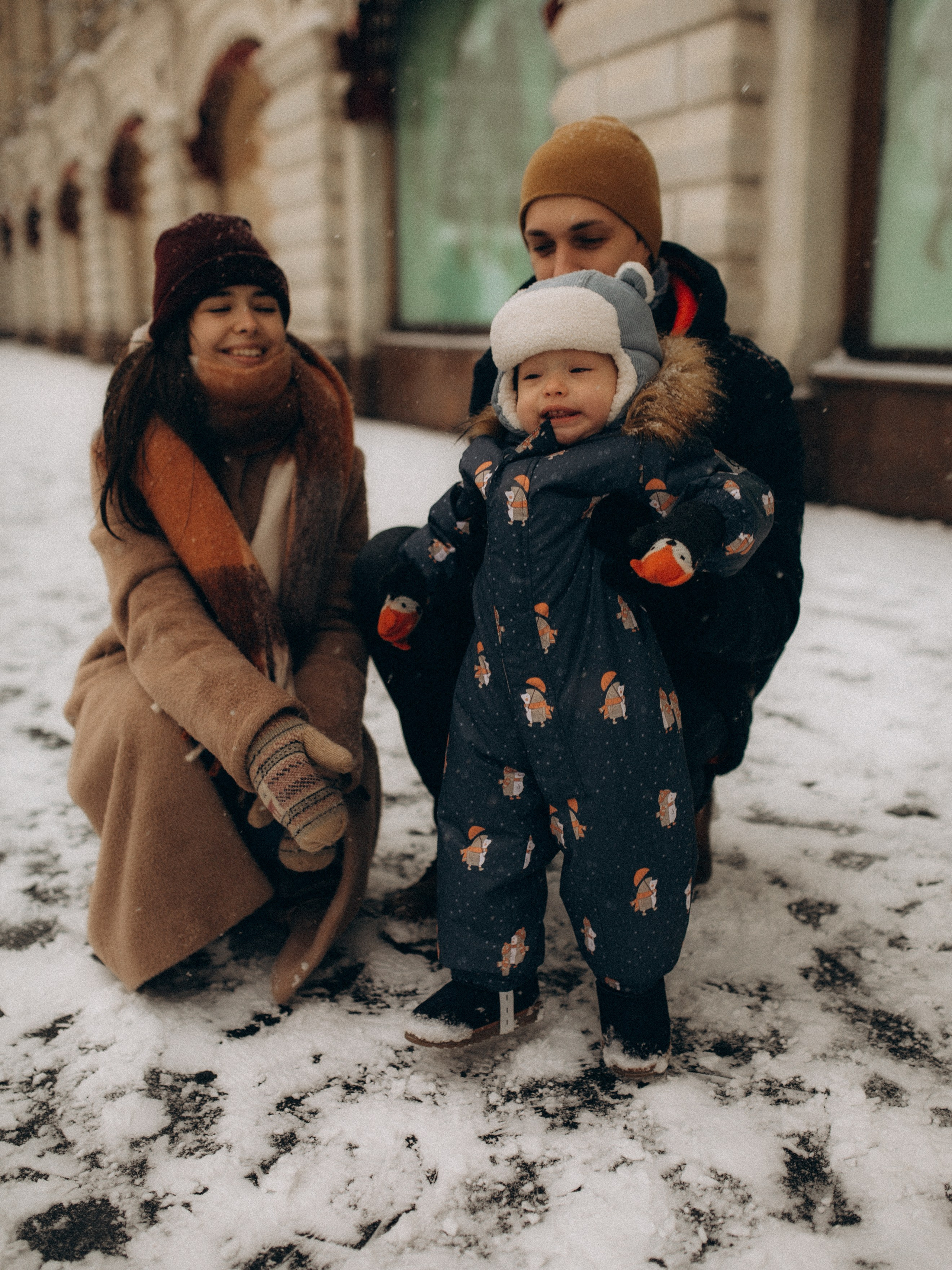 Лена, Митя и Левушка прогулка на Красной площади. Семейный фотограф в Москве и Люберцах Юлия Гуськова