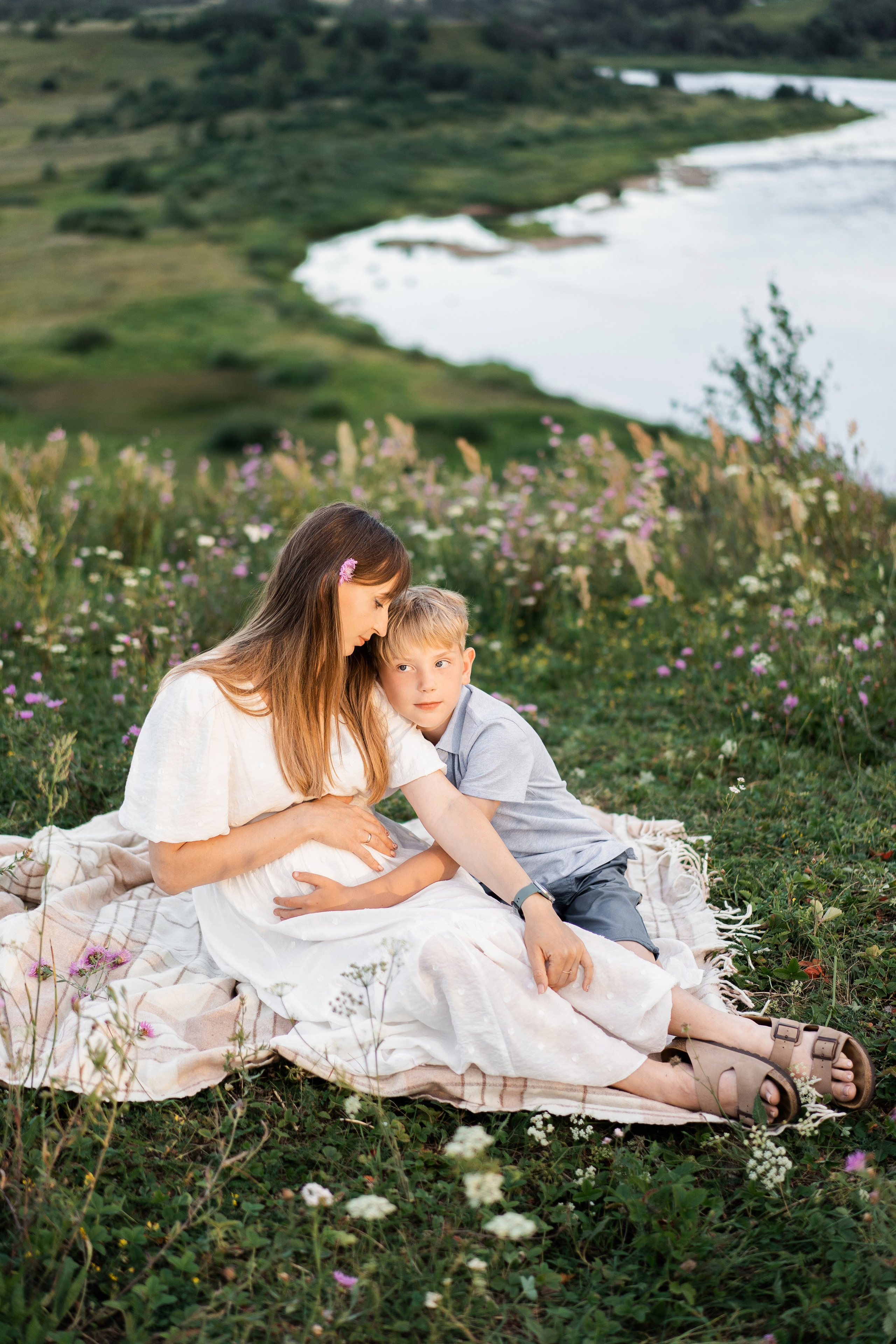 Ирина с семьей. Семейный и детский фотограф в Санкт-Петербурге Дарина Герчиу