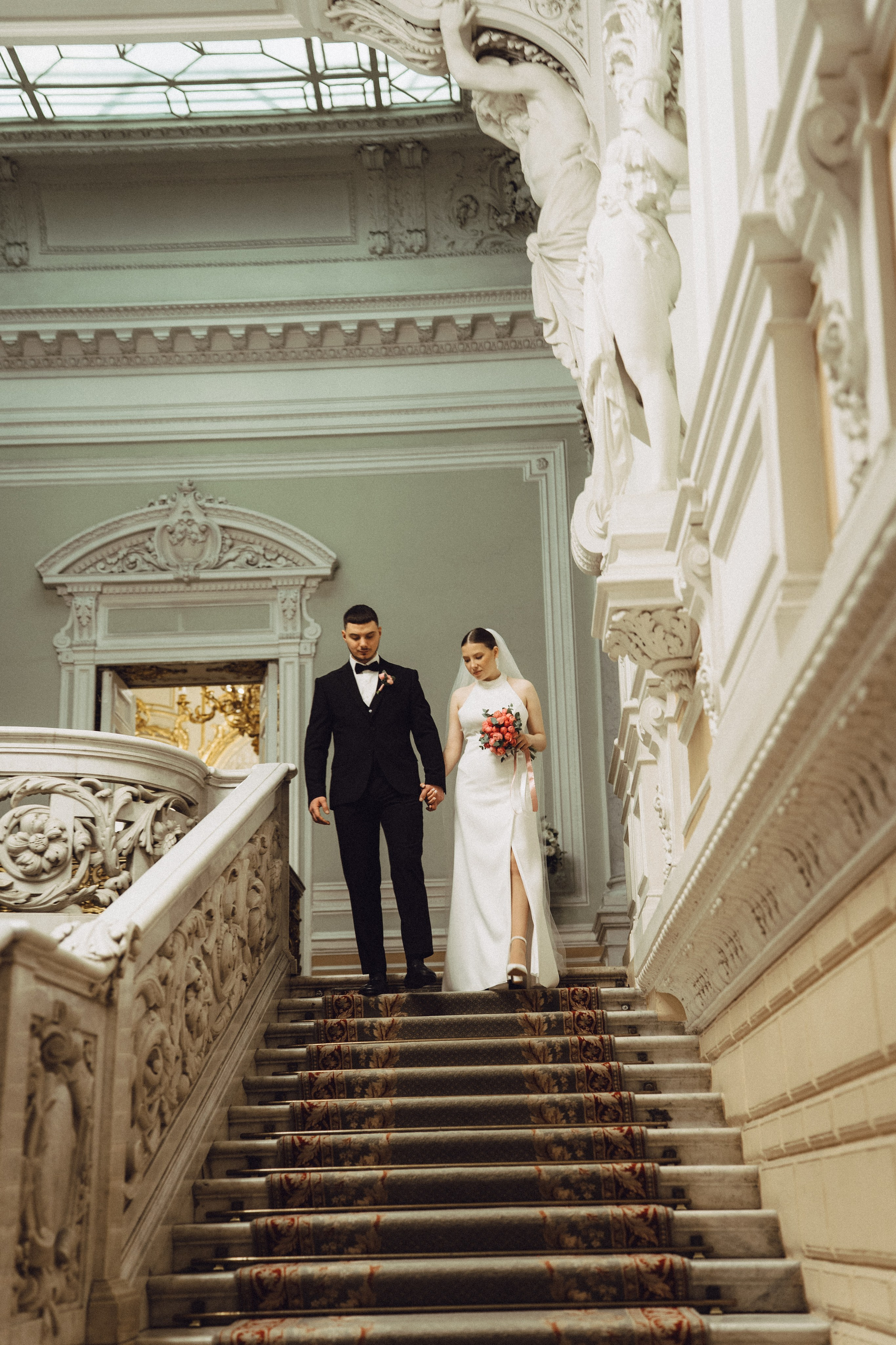 СВАДЕБНАЯ СЬЕМКА В ПЕВОМ ДВОРЦЕ БРАКОСОЧЕТАНИЯ. Профессиональный фотограф, Санкт-Петербург — Виктория Богомолова