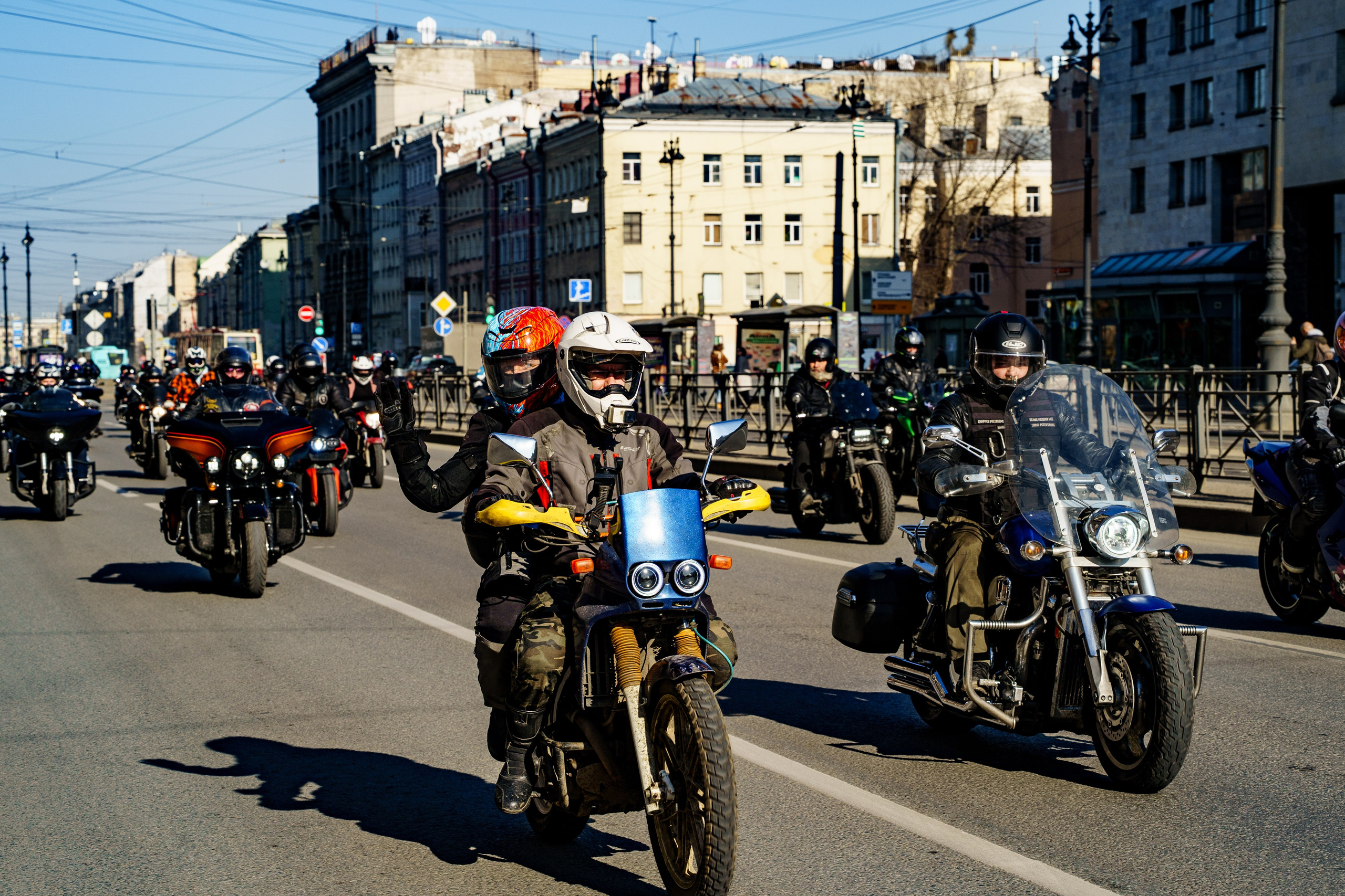 Прохват мотоклуба Norman Riders ч.1. Концертный и репортажный фотограф в Санкт-Петербурге Слава Пахомов