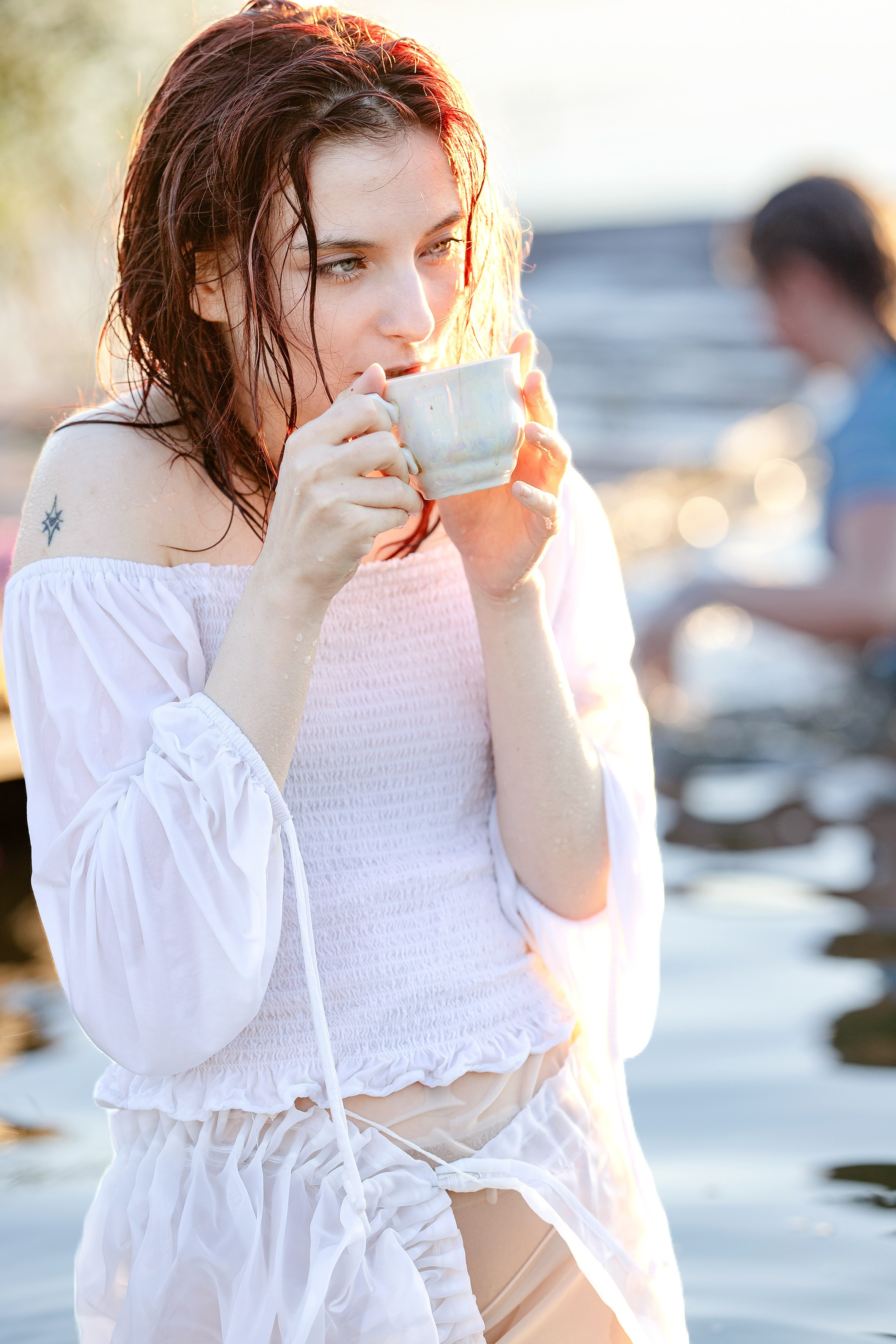 Творческая съемка на озере. Фотограф Минск Елена Украинец