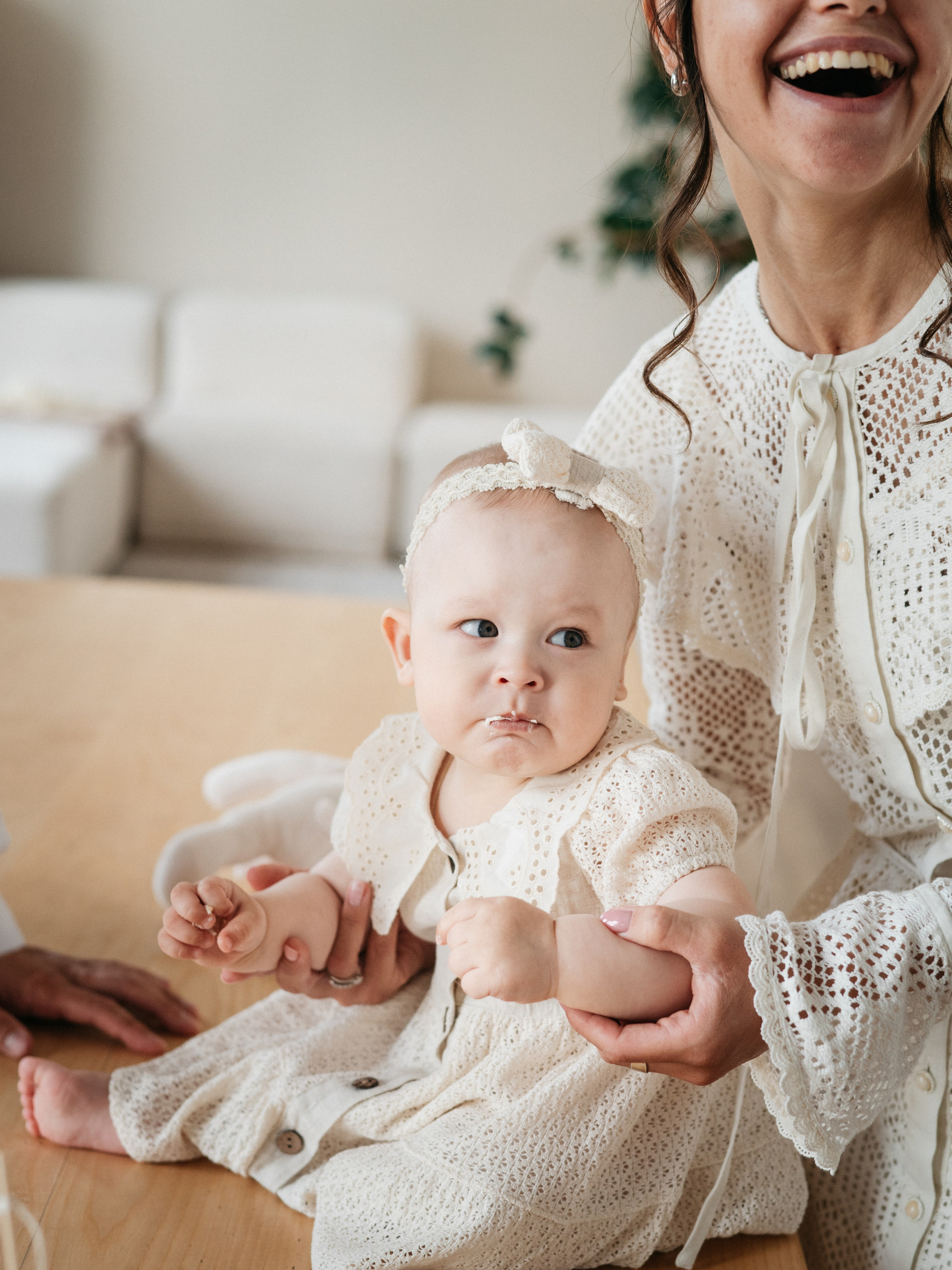 Семейная Фотосессия 1 год в студии. Фотограф Москва