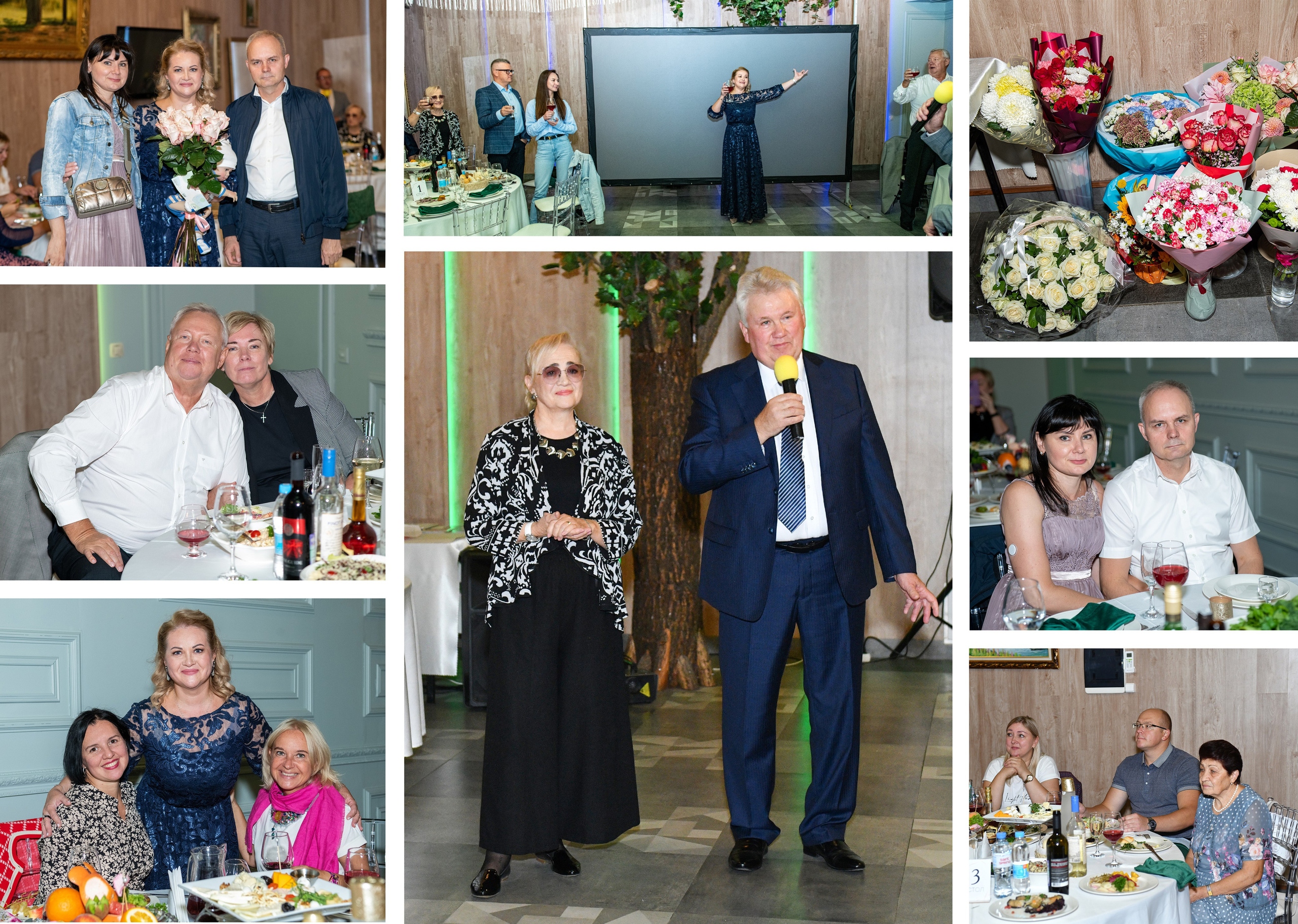 Альбом Юбилей Елены, 21×30см. 5разв, 10страниц, листы гибкие, плотные. Свадебный и портретный фотограф в Москве Галина Борисова