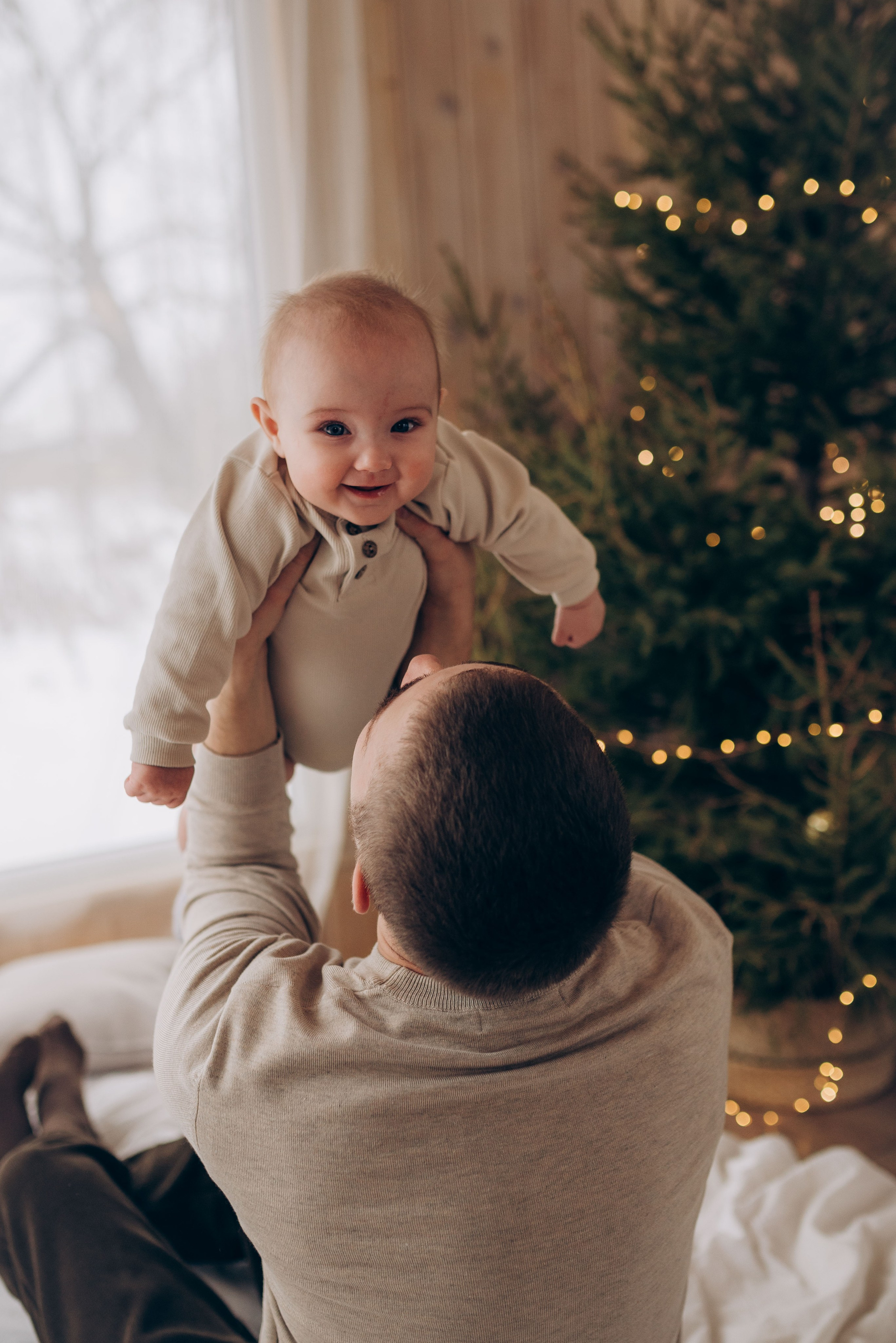 Семейная новогодняя фотосессия в студии. Семейный фотограф в Домодедово и Москве Елена Пичугина