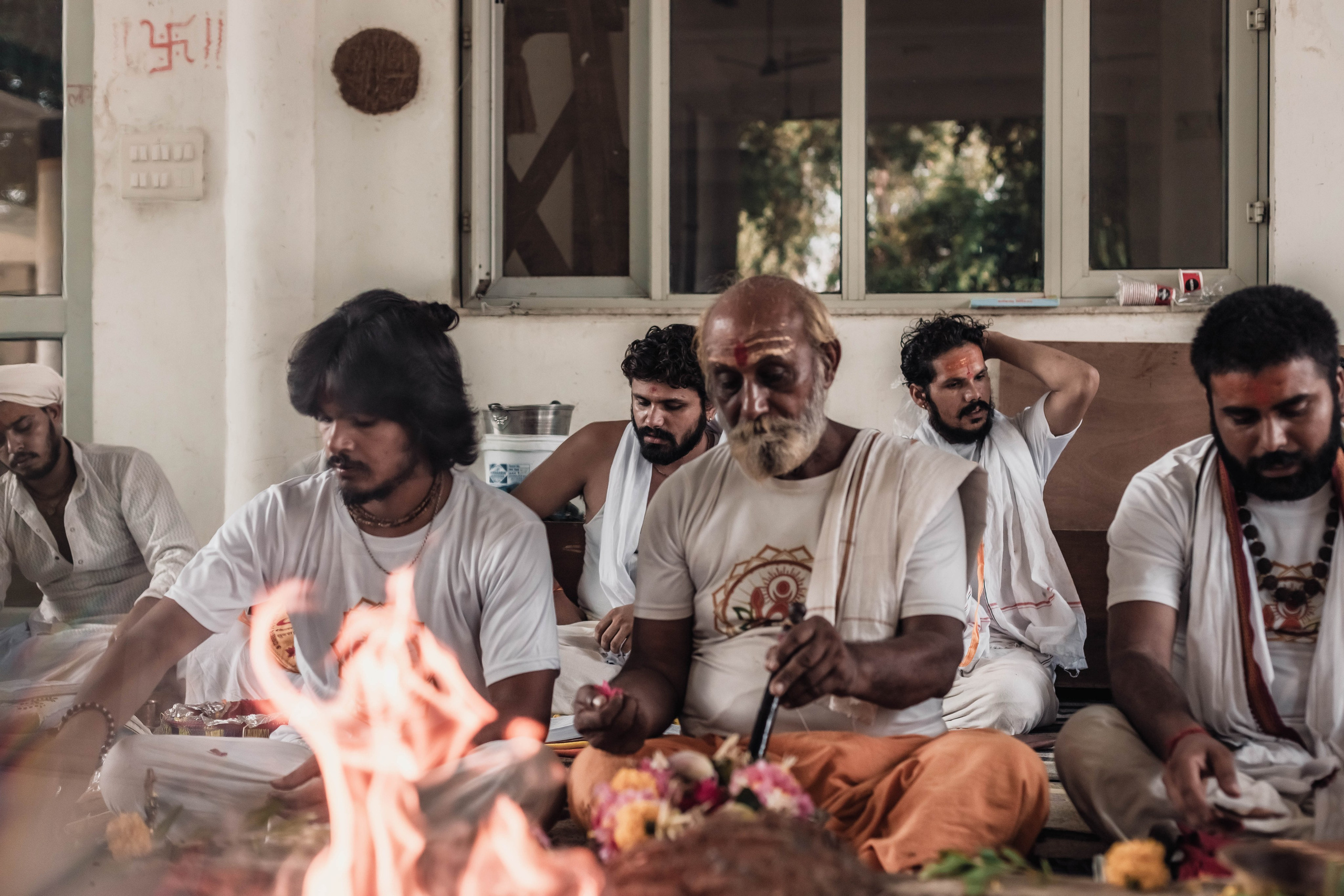 Pitri Paksha yagyas & poojas Devraha Baba ji ashram. Mariam Bagdasaryan