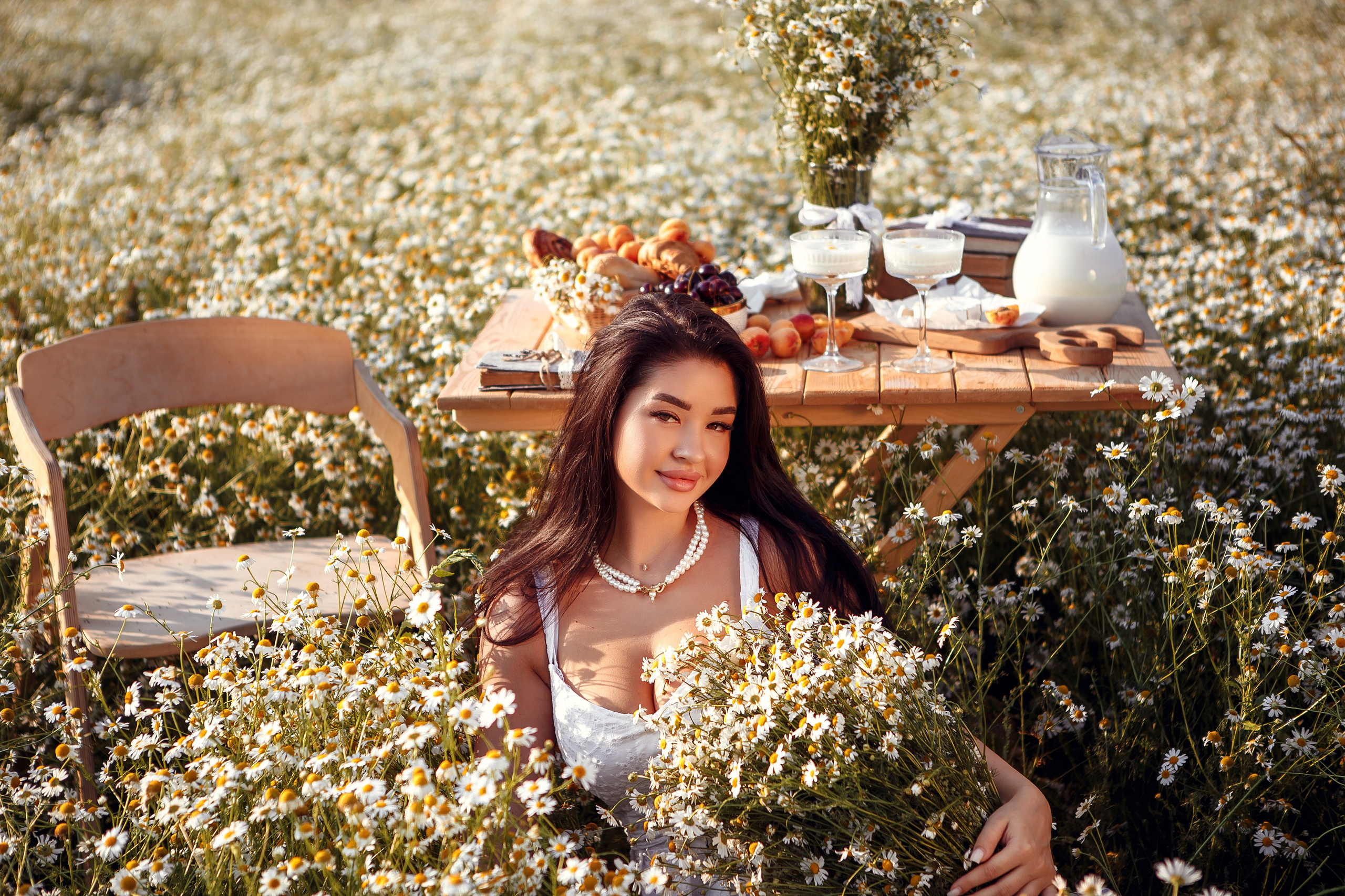 Завтрак в ромашках. Фотограф в Иваново и других городах Ирина Сметанкина