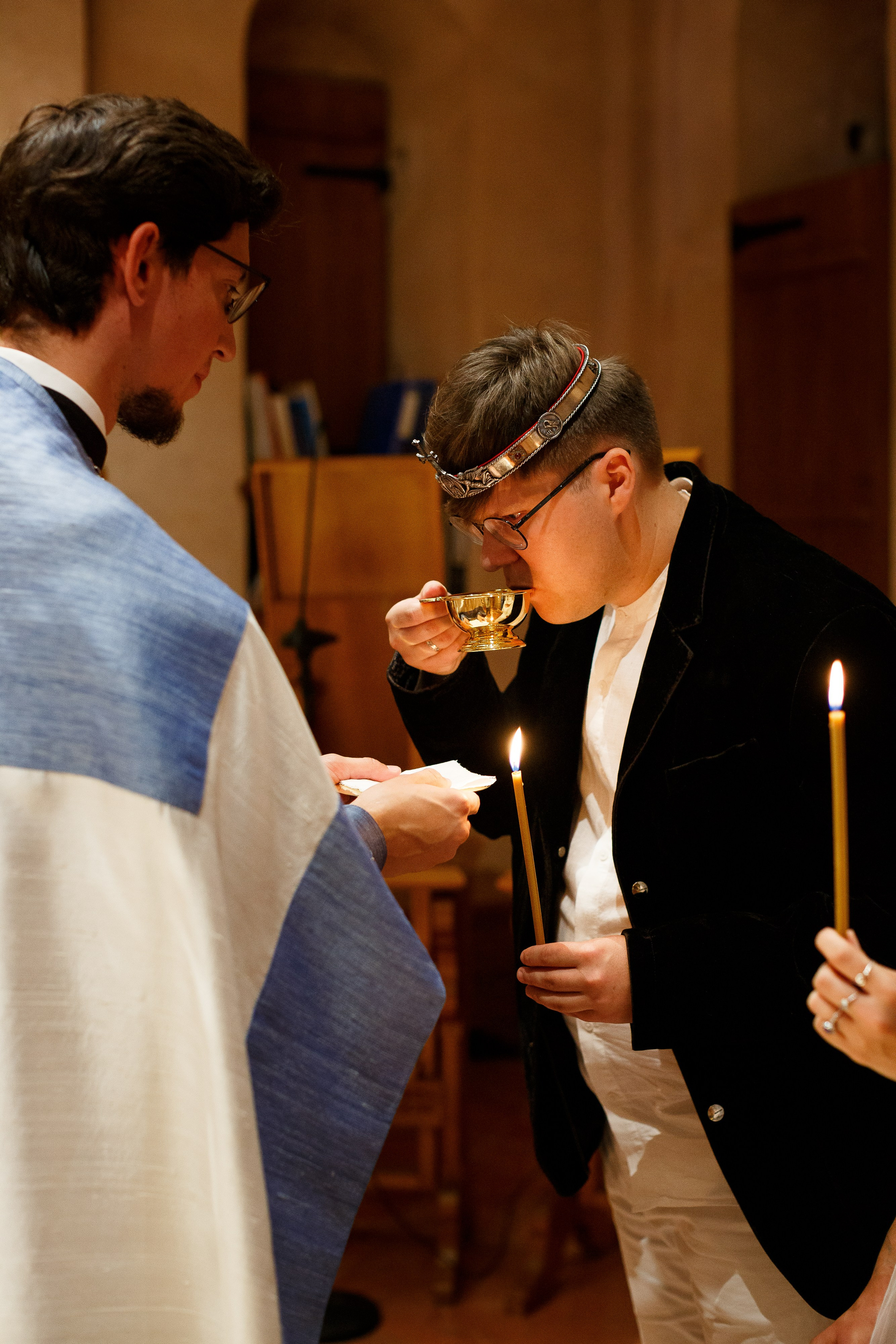 Венчание в&nbsp;храме Антипы Пергамского на&nbsp;Колымажном дворе в&nbsp;г.&nbsp;Москве.