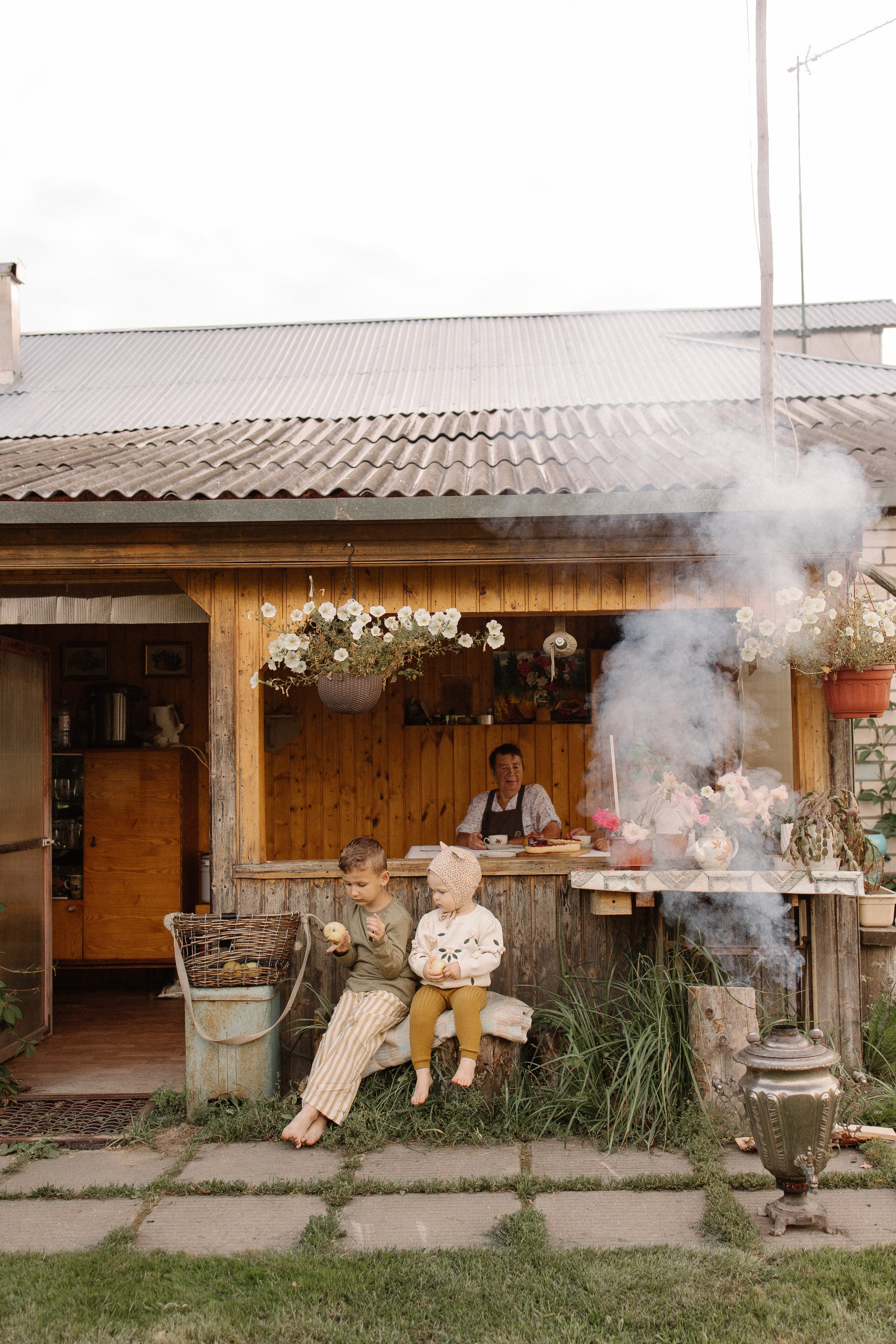 Бабушка и внуки. Семейный фотограф Александра Тарасова