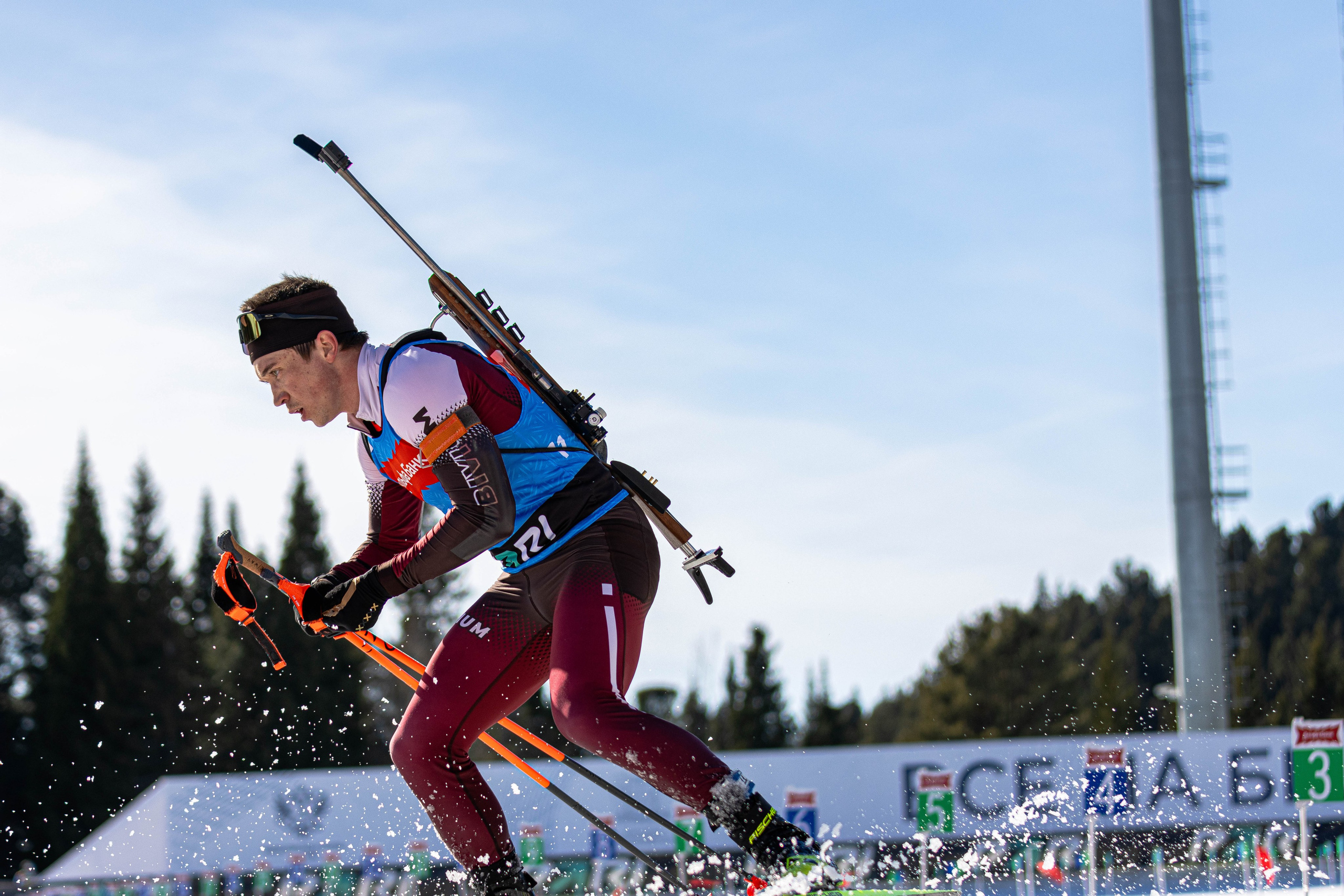 Биатлон. Калачёв Тимофей Спортивный фотограф в Санкт-Петербурге