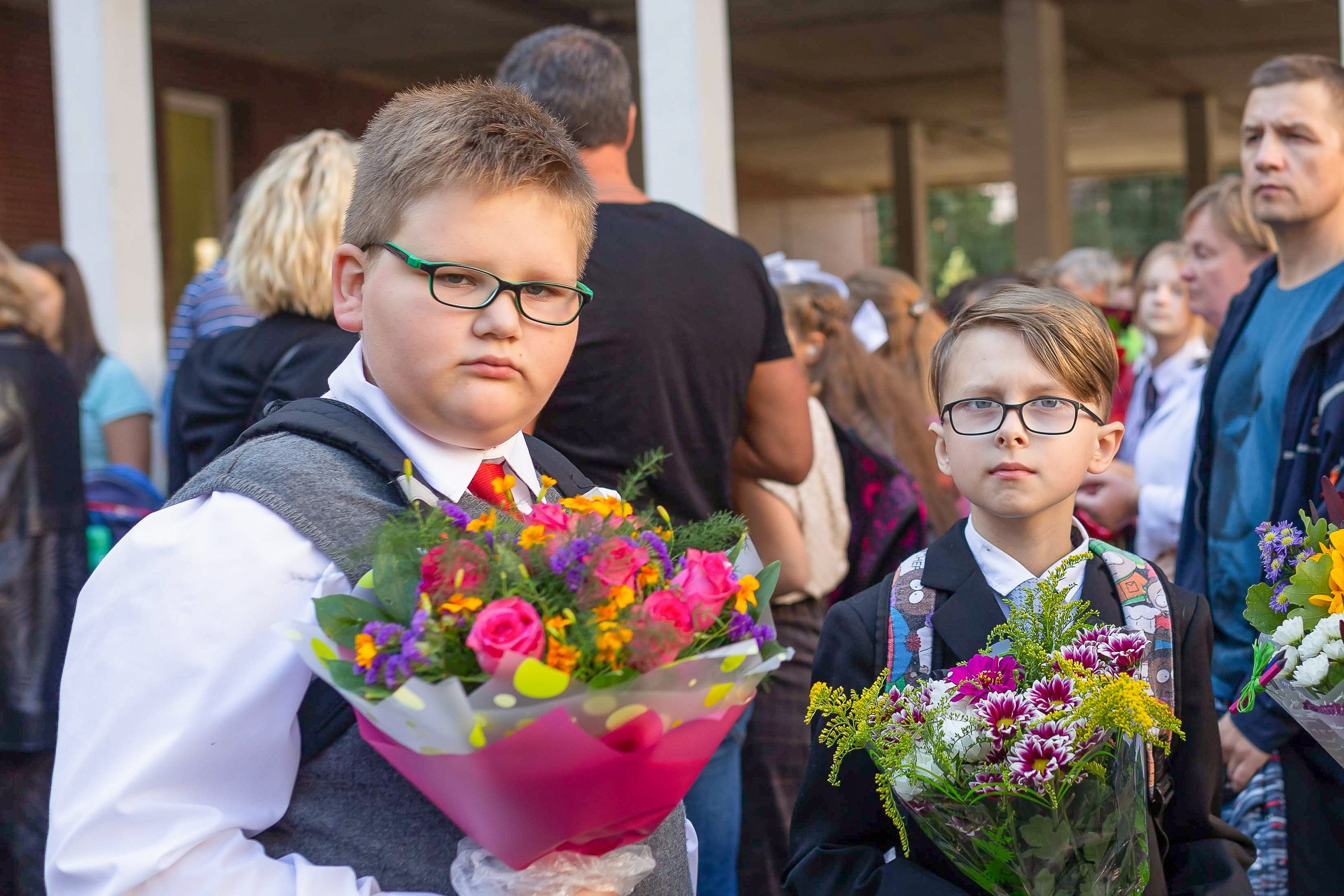 Линейка 1 сентября. Свадебный и Репортажный фотограф в Санкт-Петербурге