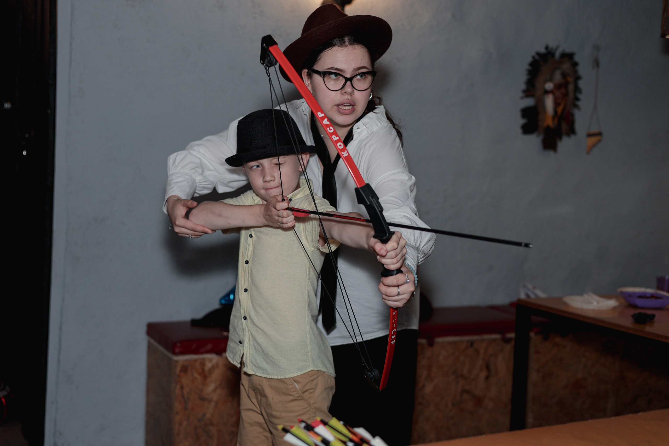 День рождение в стрелковом клубе. Фотограф Надршина Лилия