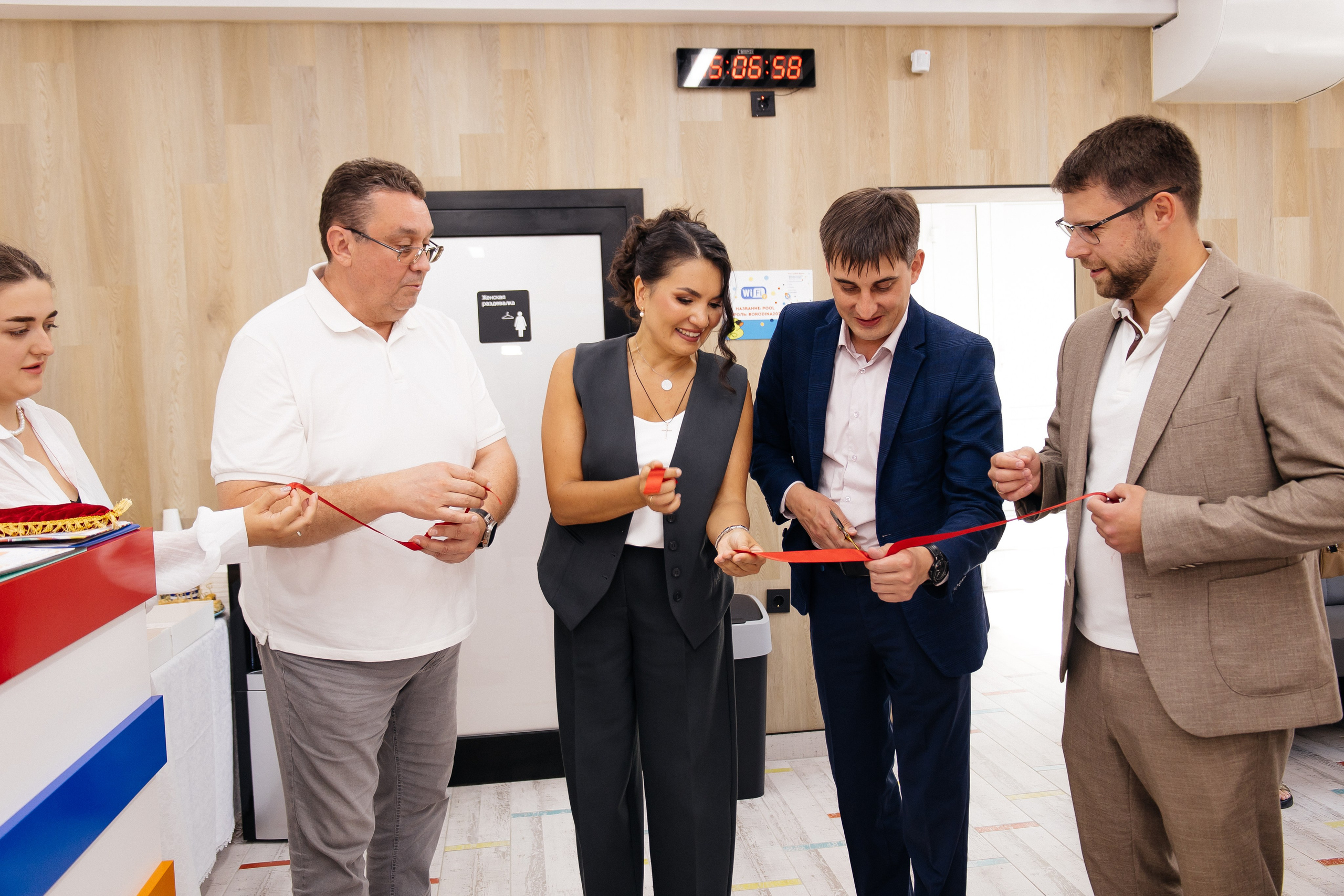 Открытие бассейна. Фотограф в Иркутске