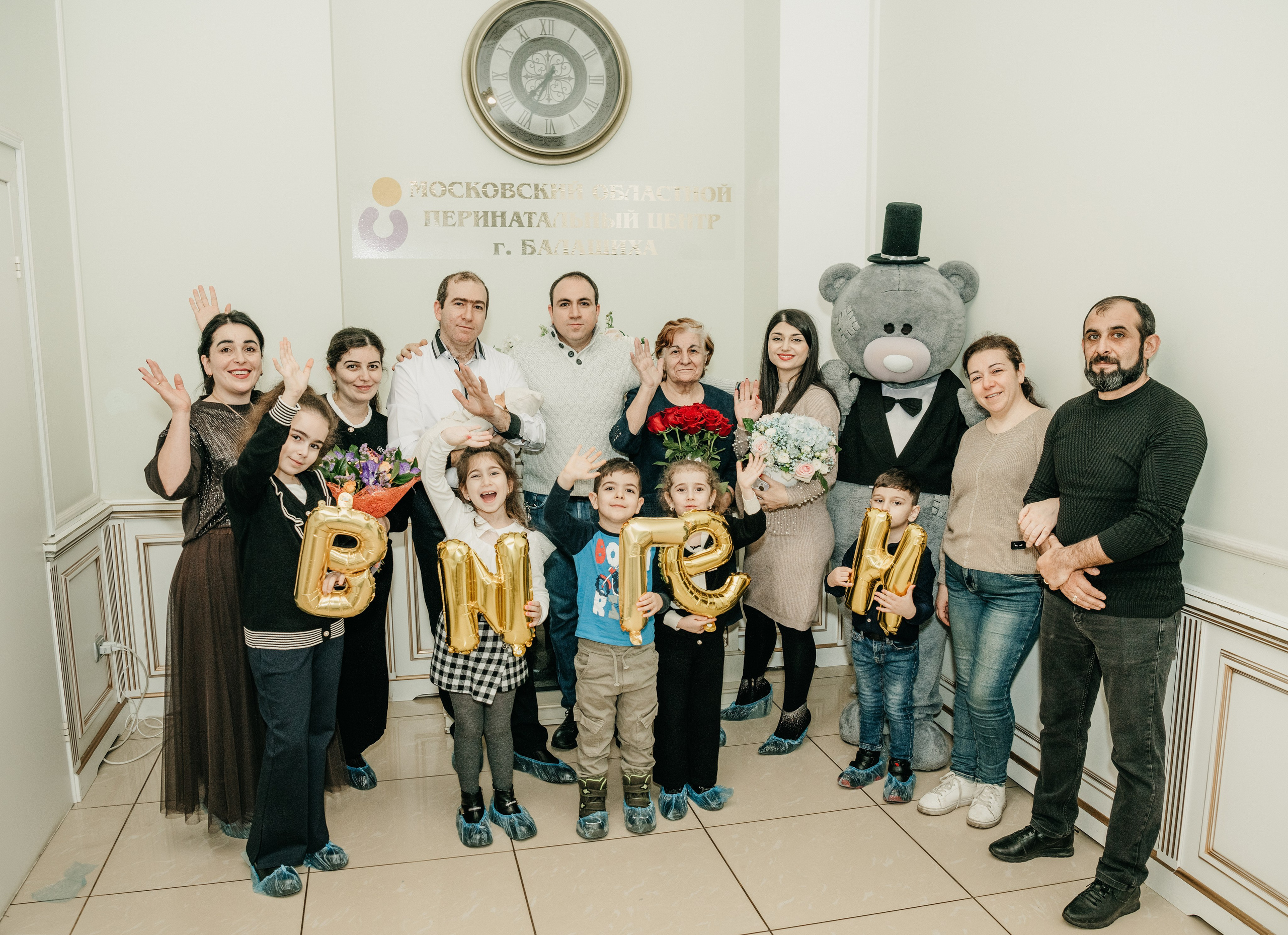 Выписка Вигена. Перинатальный центр в Балашихе. Фотограф на выписку из роддома в Москве и МО