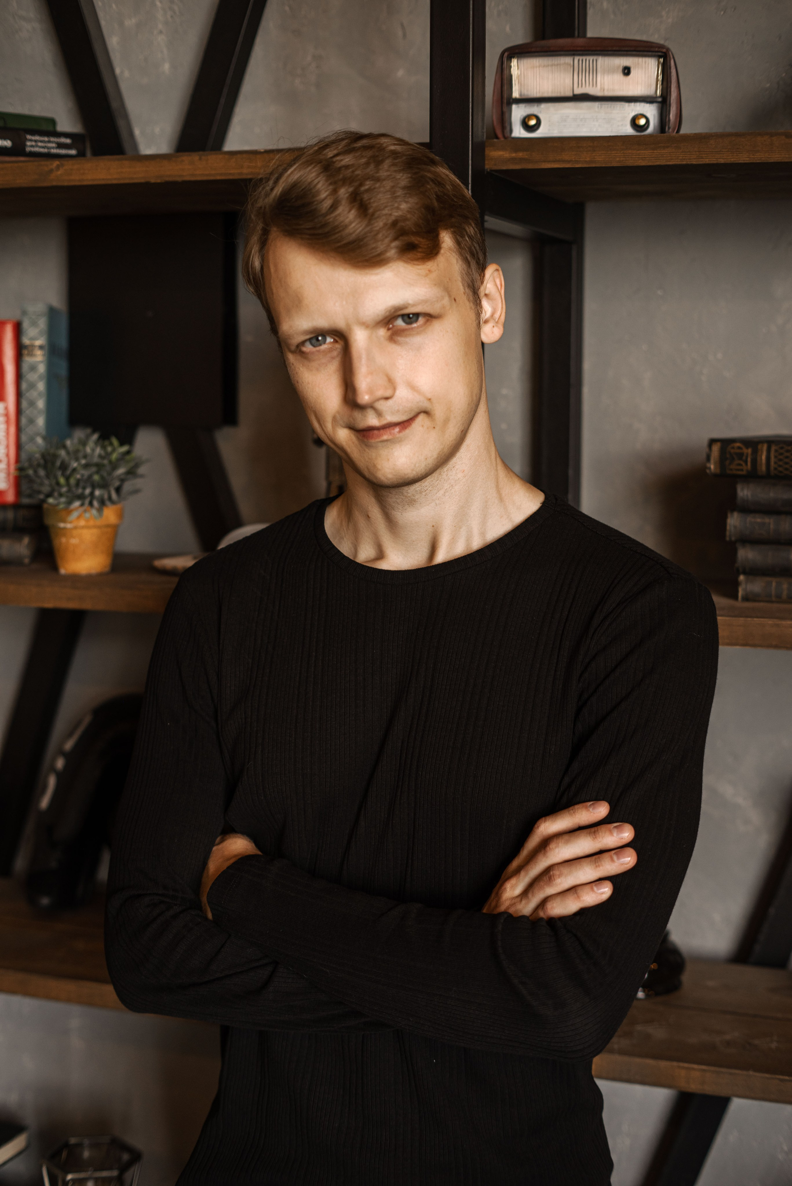 Мужской портрет. Интерьерный и репортажный фотограф в Санкт-Петербурге