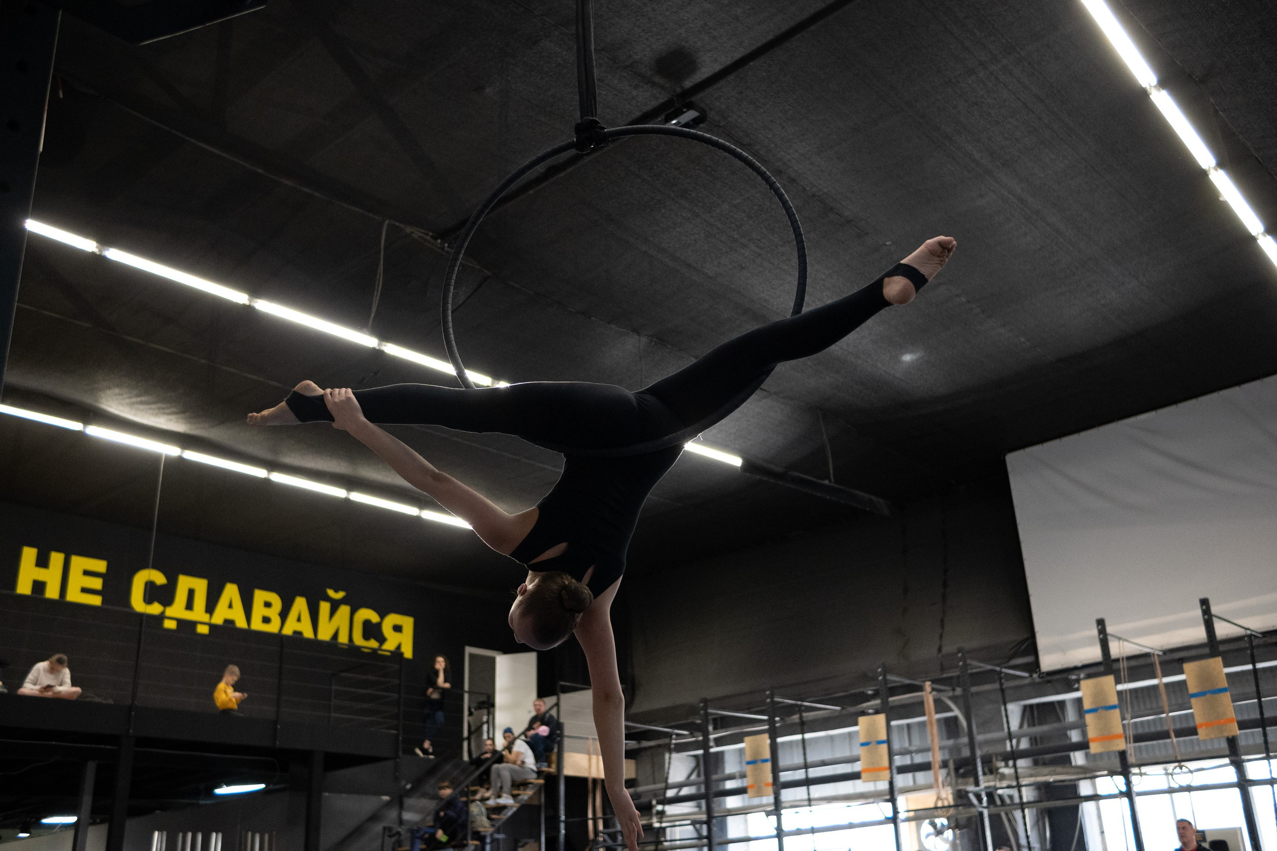 Внутриклубные соревнования по воздушной гимнастике 02.04.23