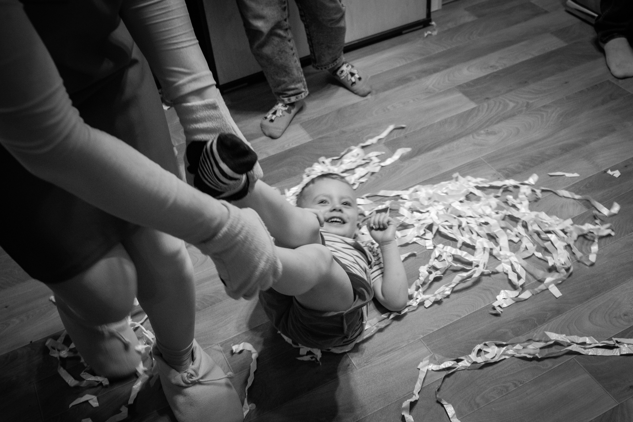 Семейная фотосессия на детский день рождения в городе Томск